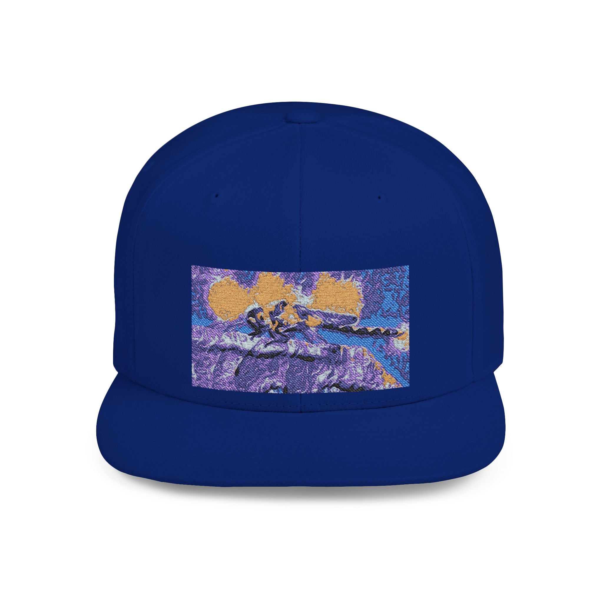 Sentinel of the Crimson Arch Flat Bill Snapback Hat