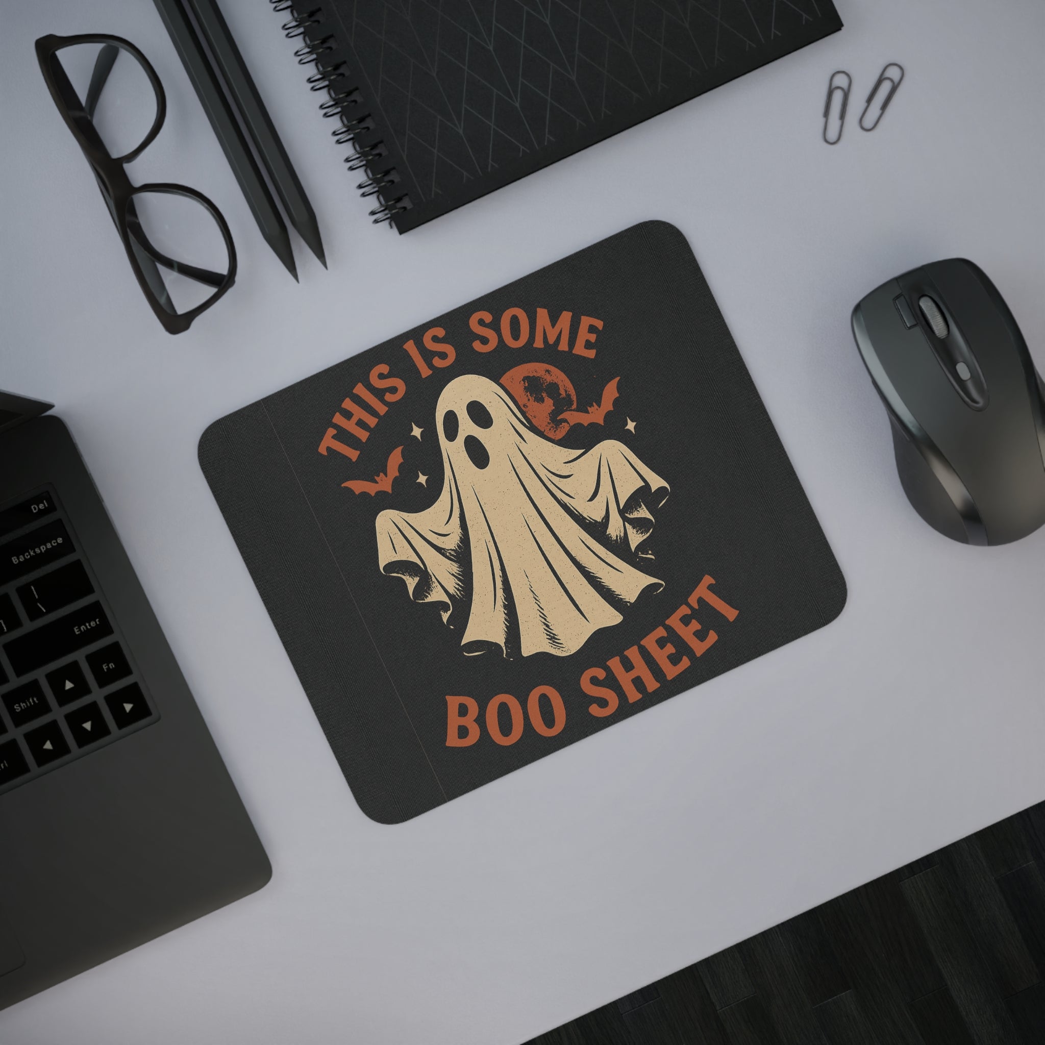 This is some Boo Sheet Mouse Pad