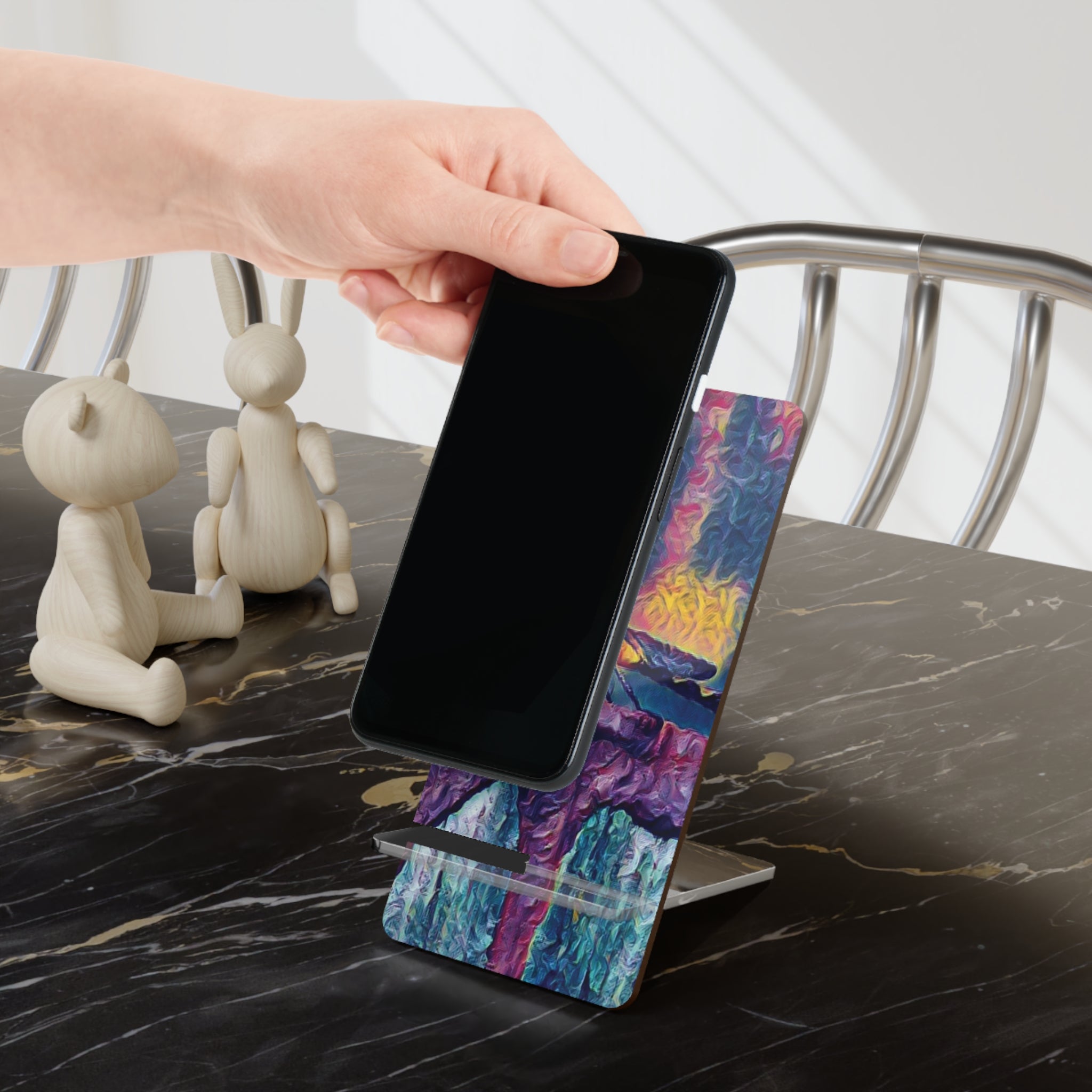 Sentinel of the Crimson Arch Smartphone Stand