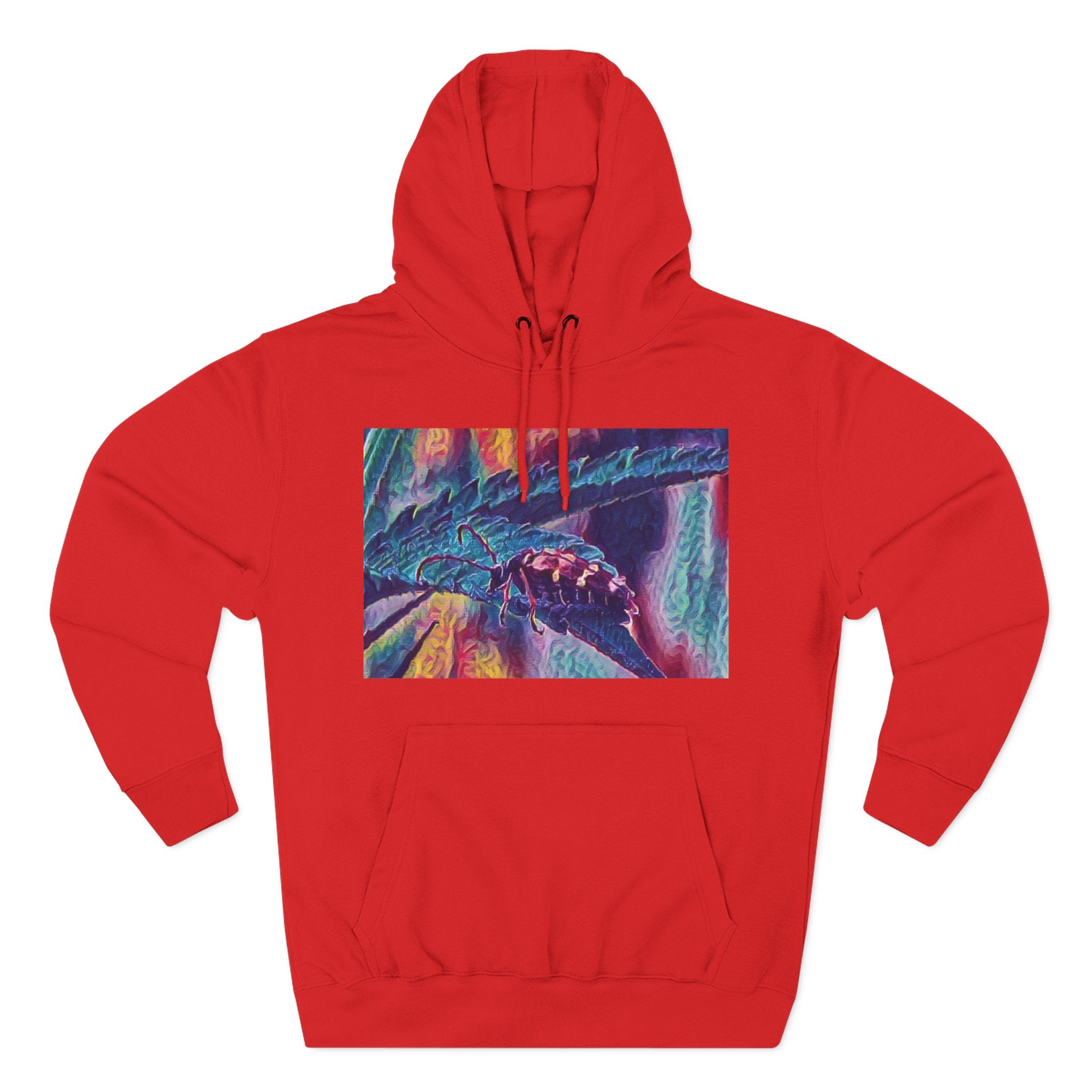 Neon Hunter Art Hoodie