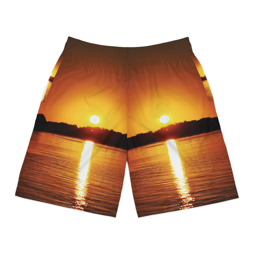 Golden Hour Sunset Men’s Sunset Jogger Shorts