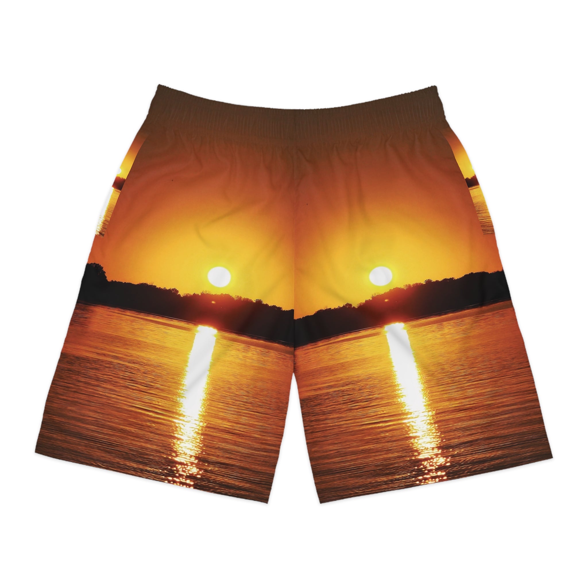 Golden Hour Sunset Men’s Sunset Jogger Shorts