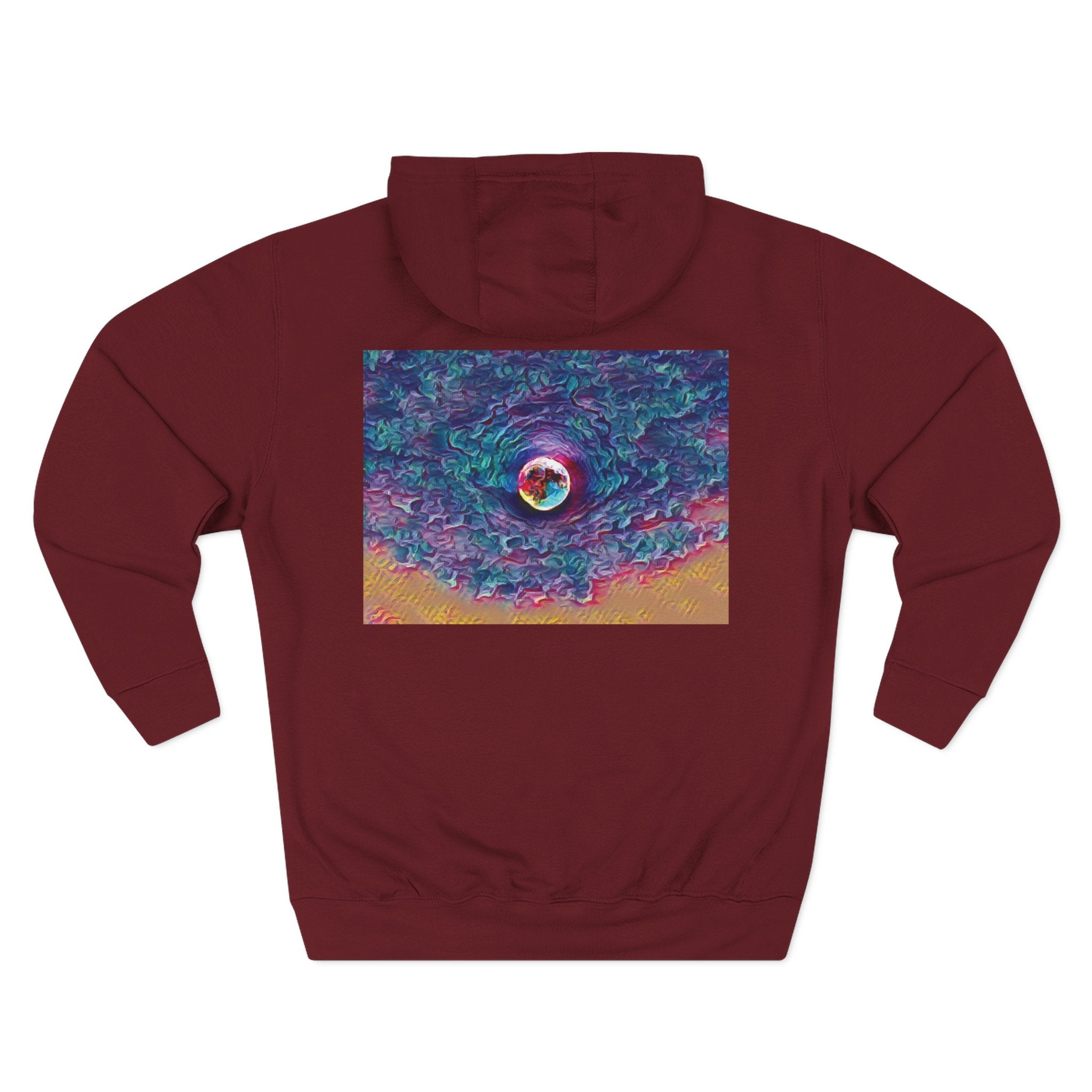 Full Sturgeon Moon Three-Panel Fleece Hoodie
