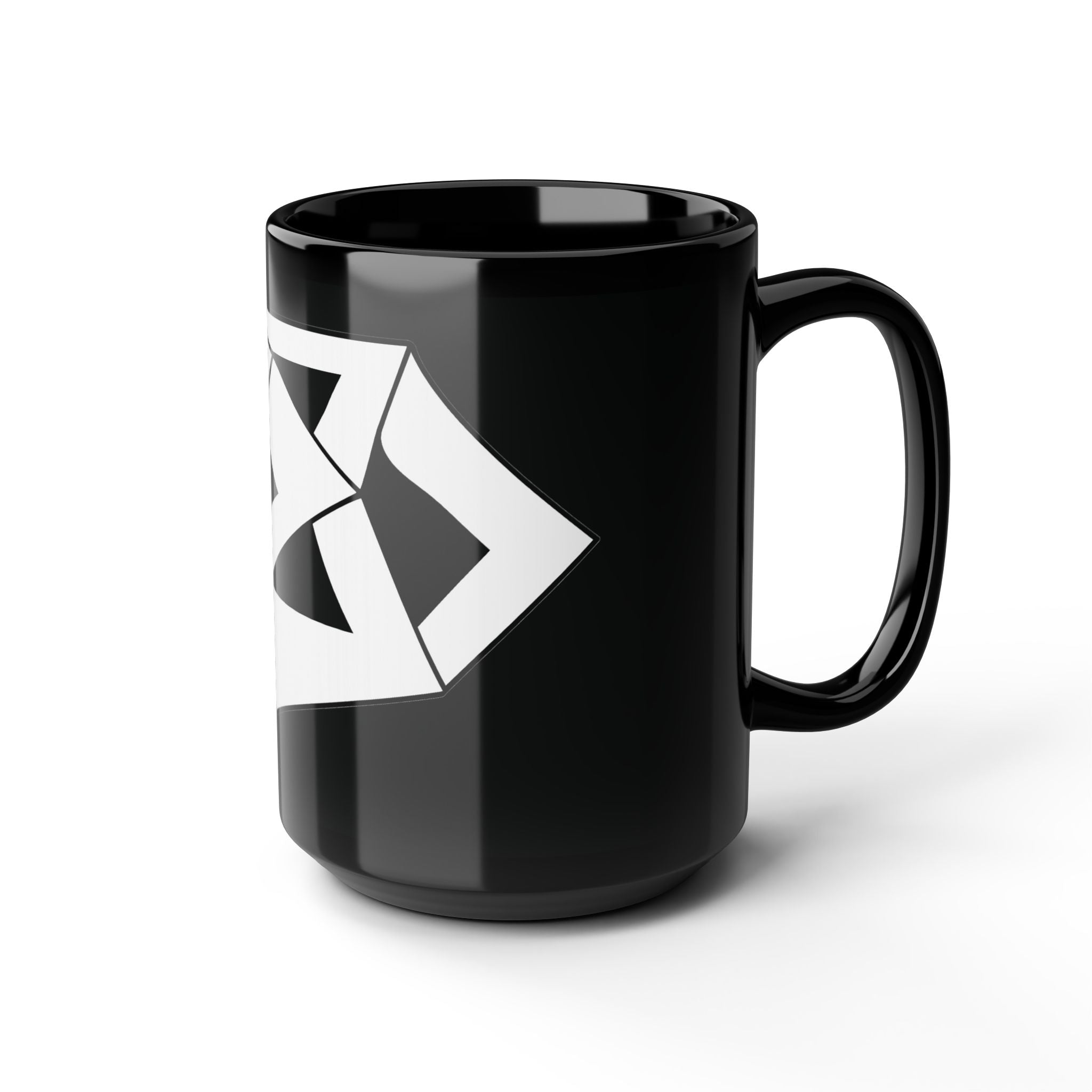 Modern Geometric Black Mug