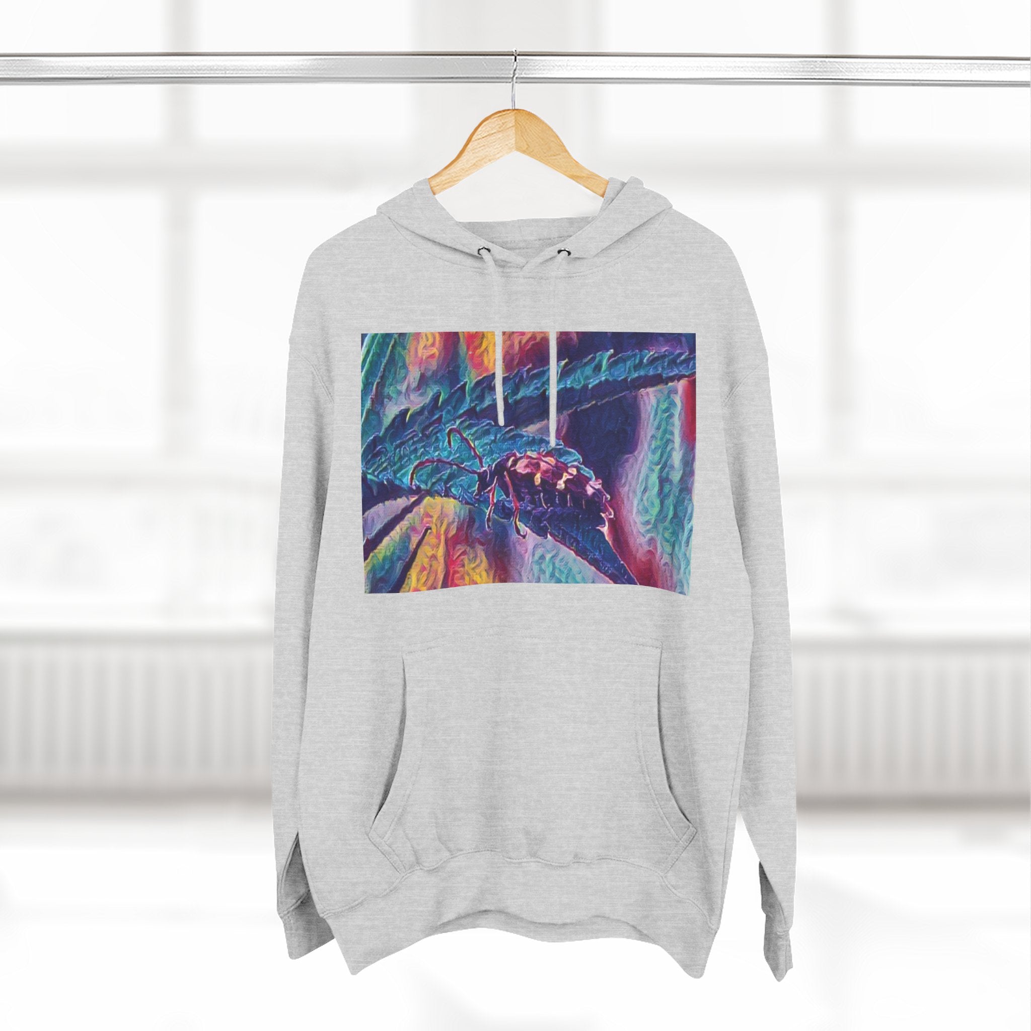 Neon Hunter Art Hoodie