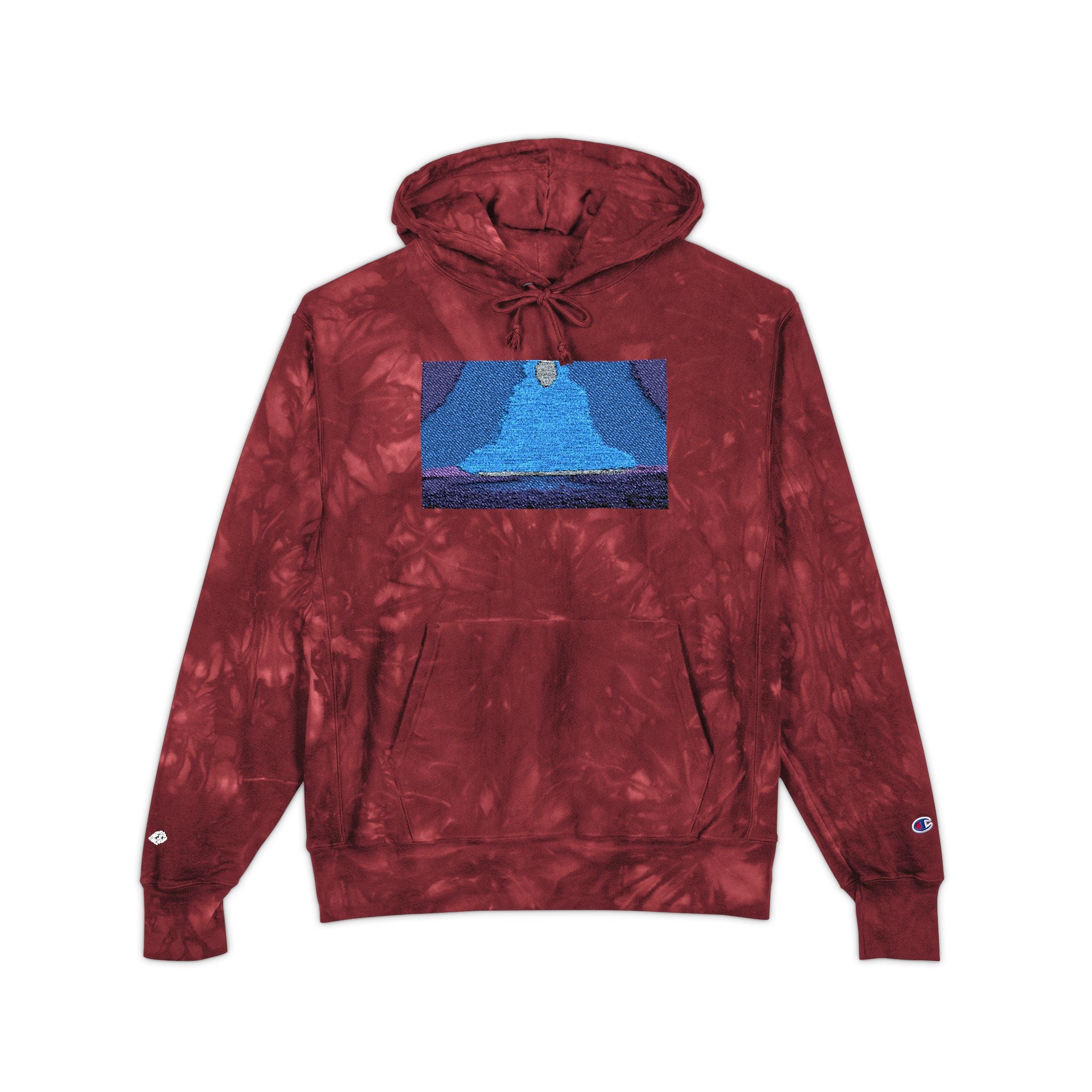 Celestial Reflection Tie-Dye Hoodie