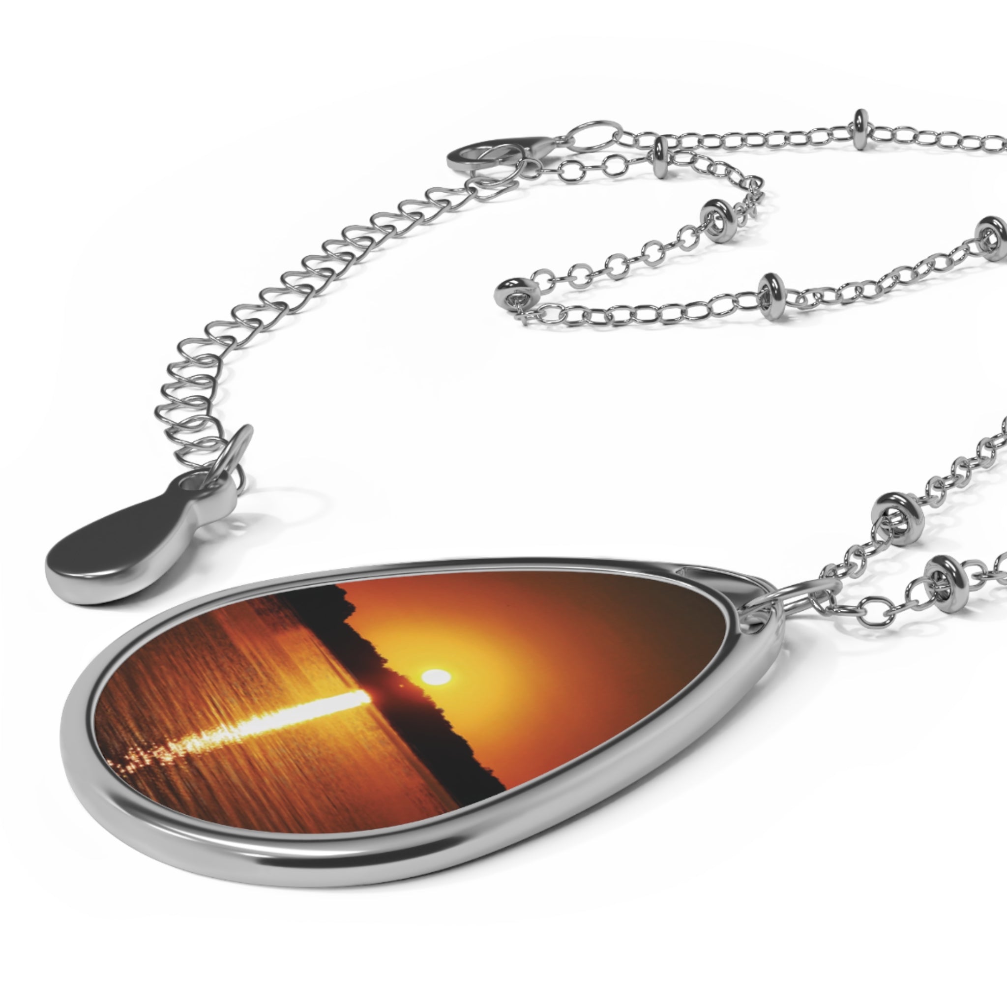 Sunset Oval Necklace