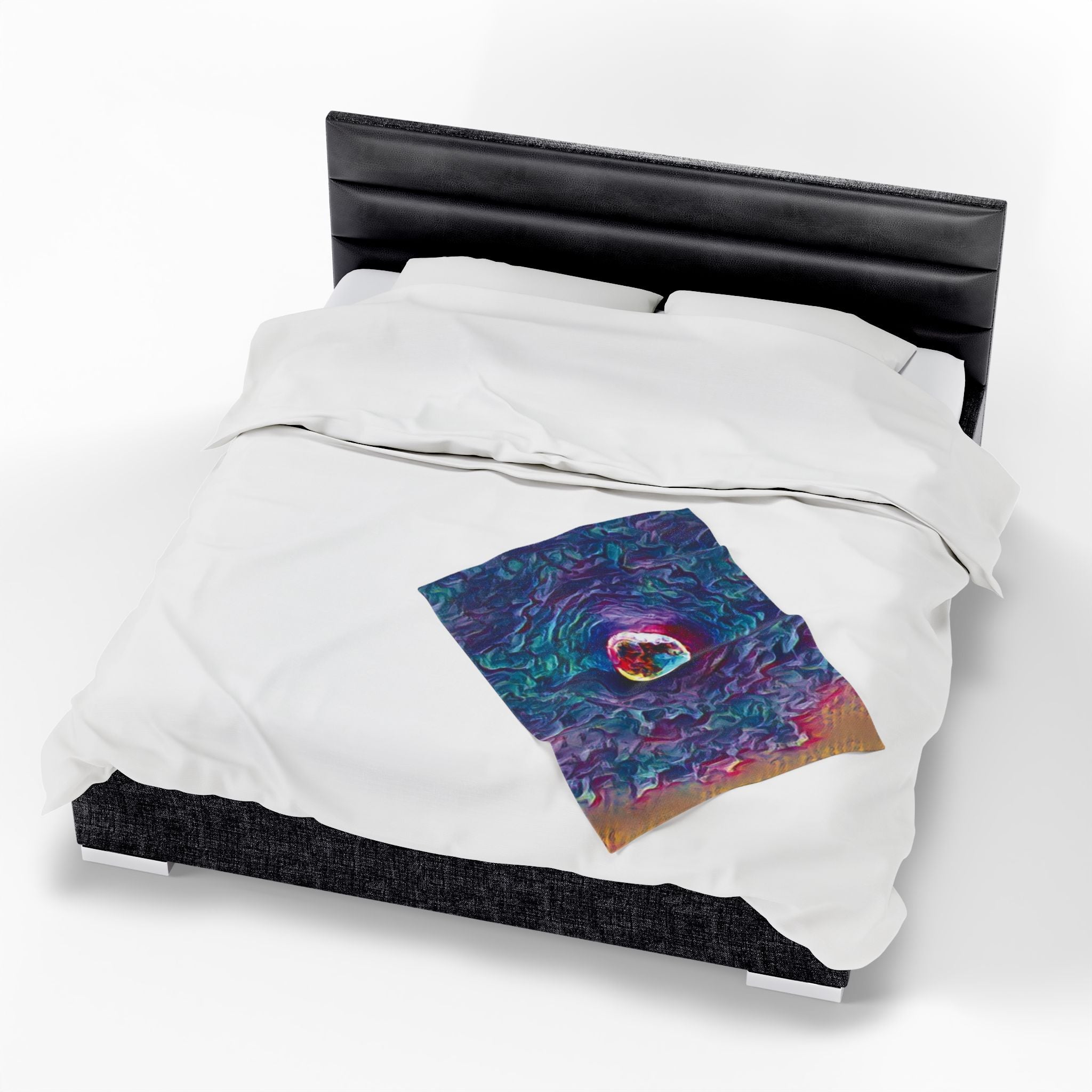 Full Sturgeon Moon Velvet Blanket