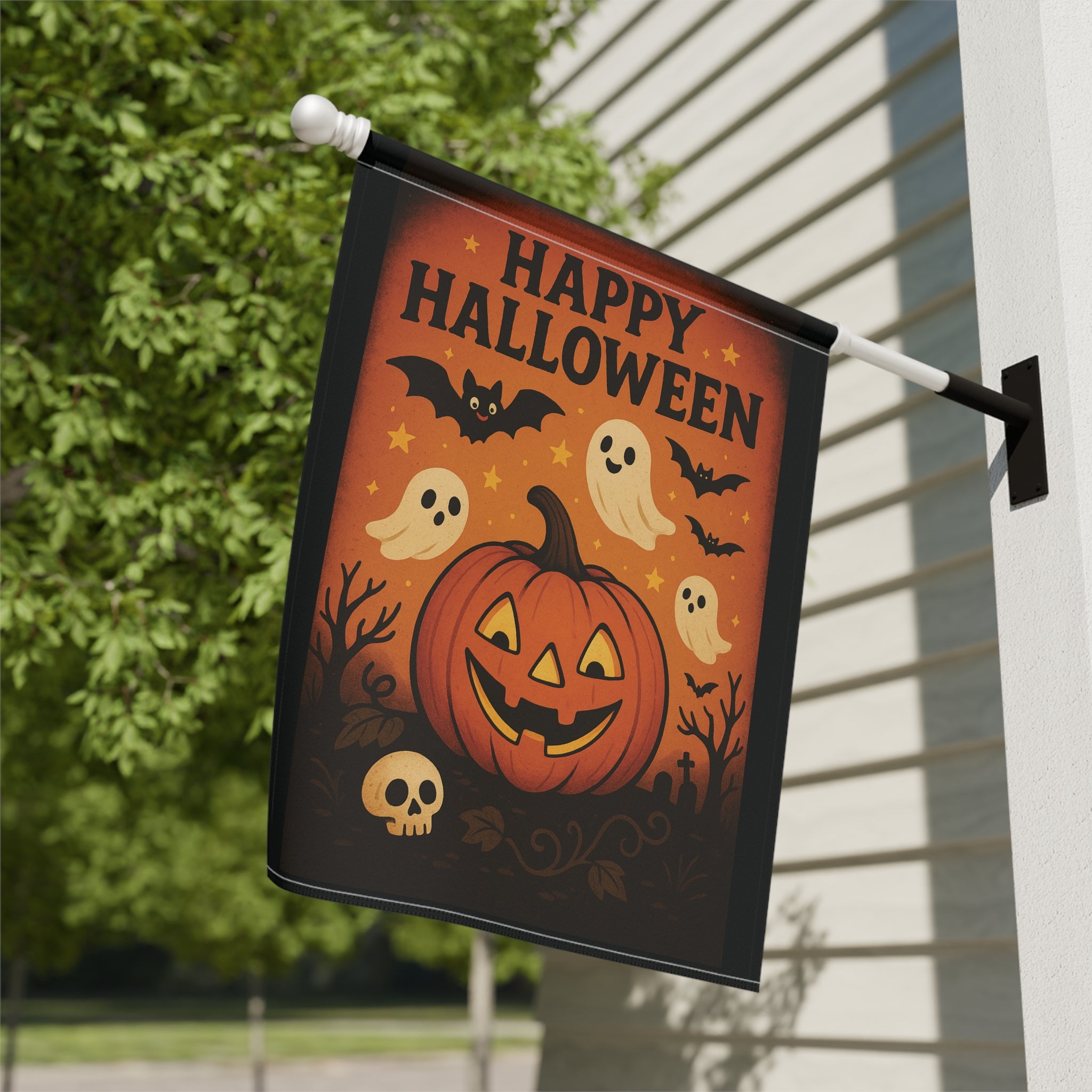 Halloween Garden Banner