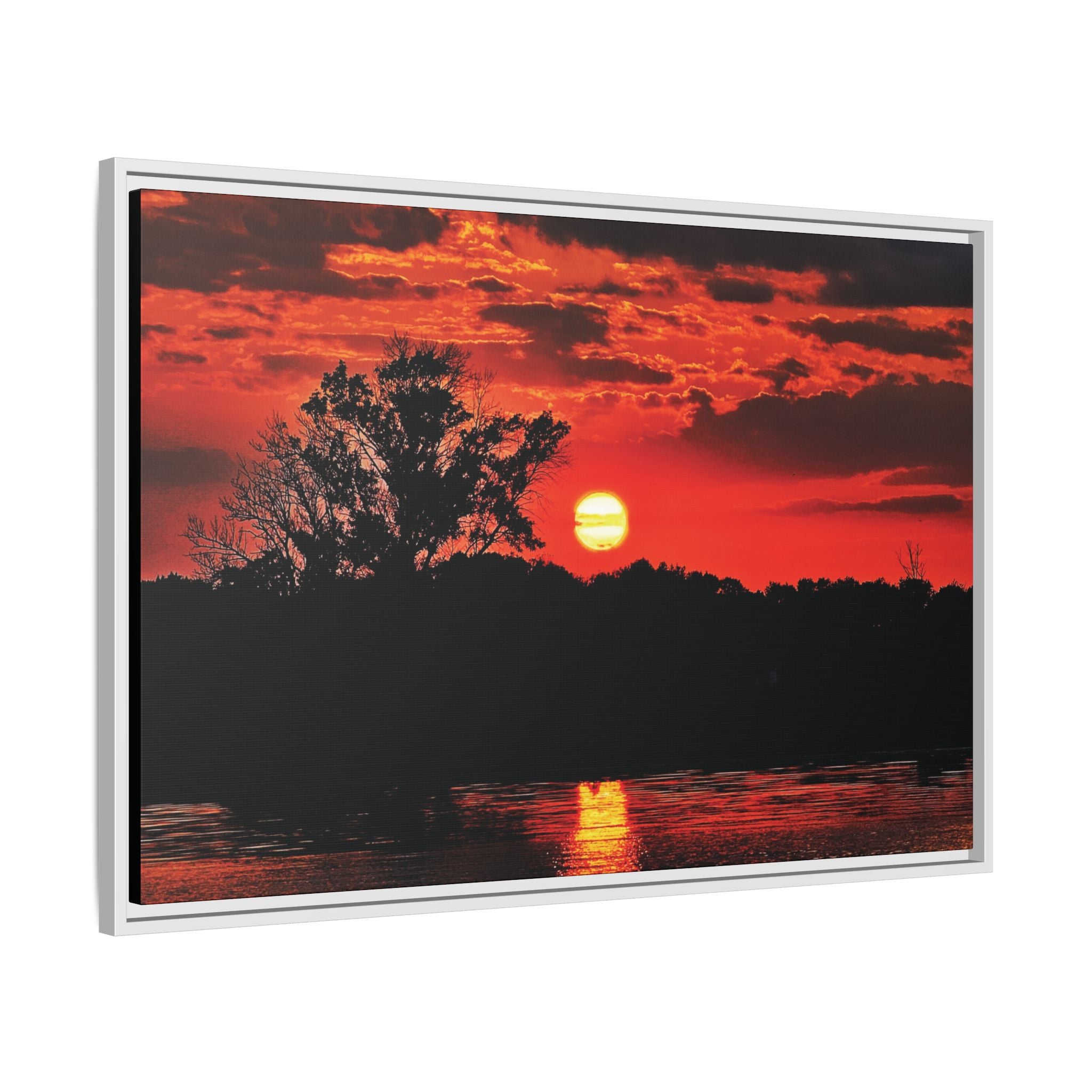 Bloodfire Reverie Framed Canvas Art