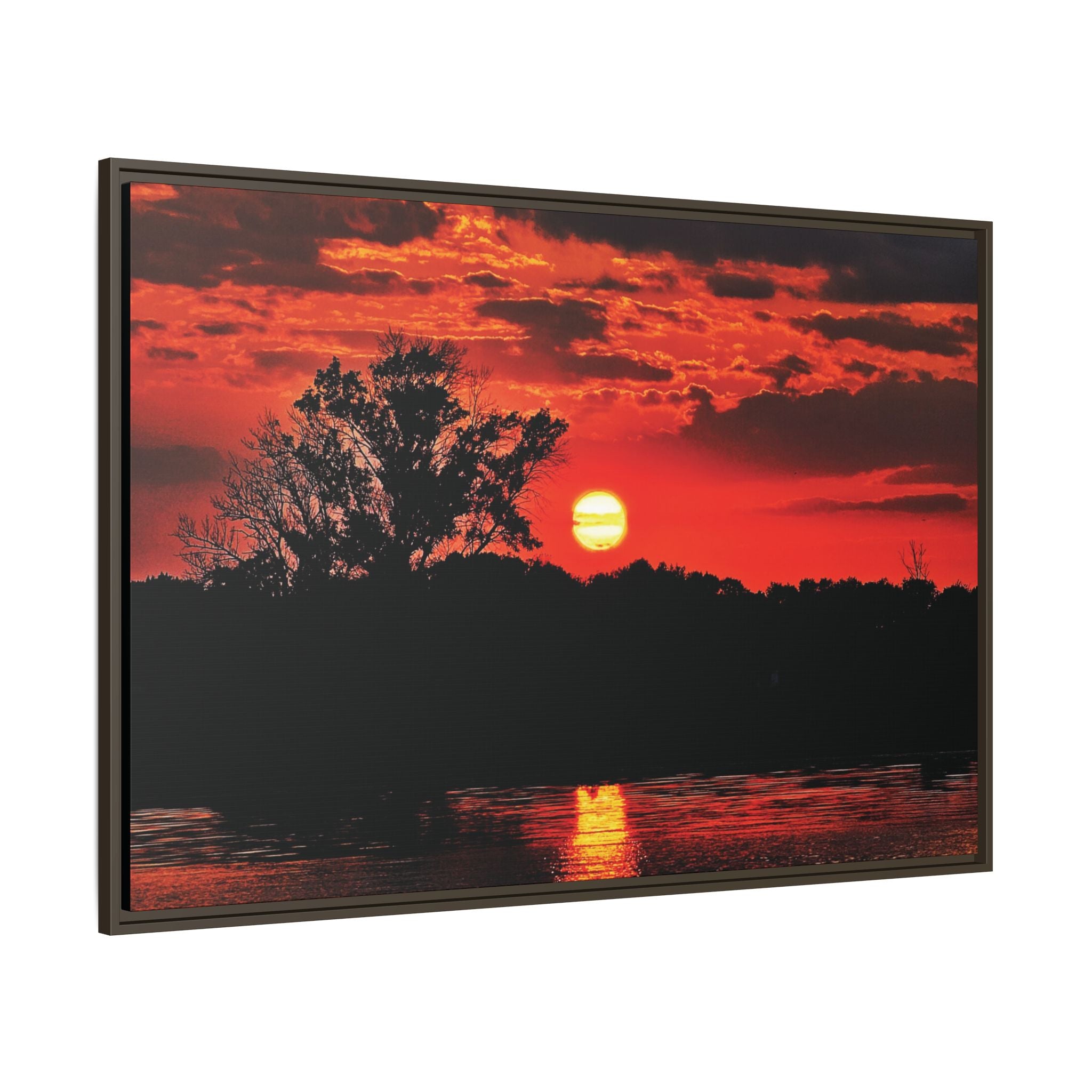 Bloodfire Reverie Framed Canvas Art