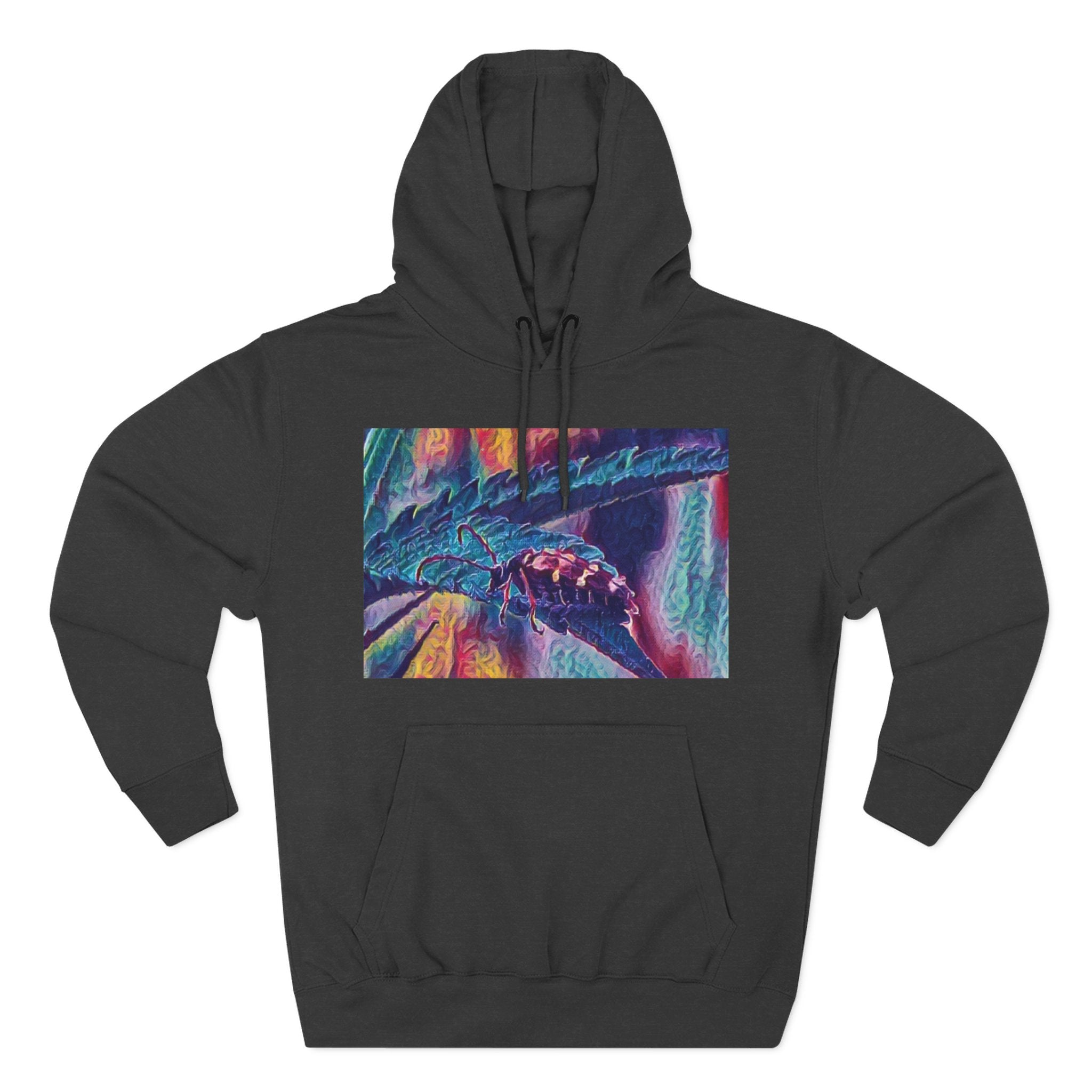 Neon Hunter Art Hoodie