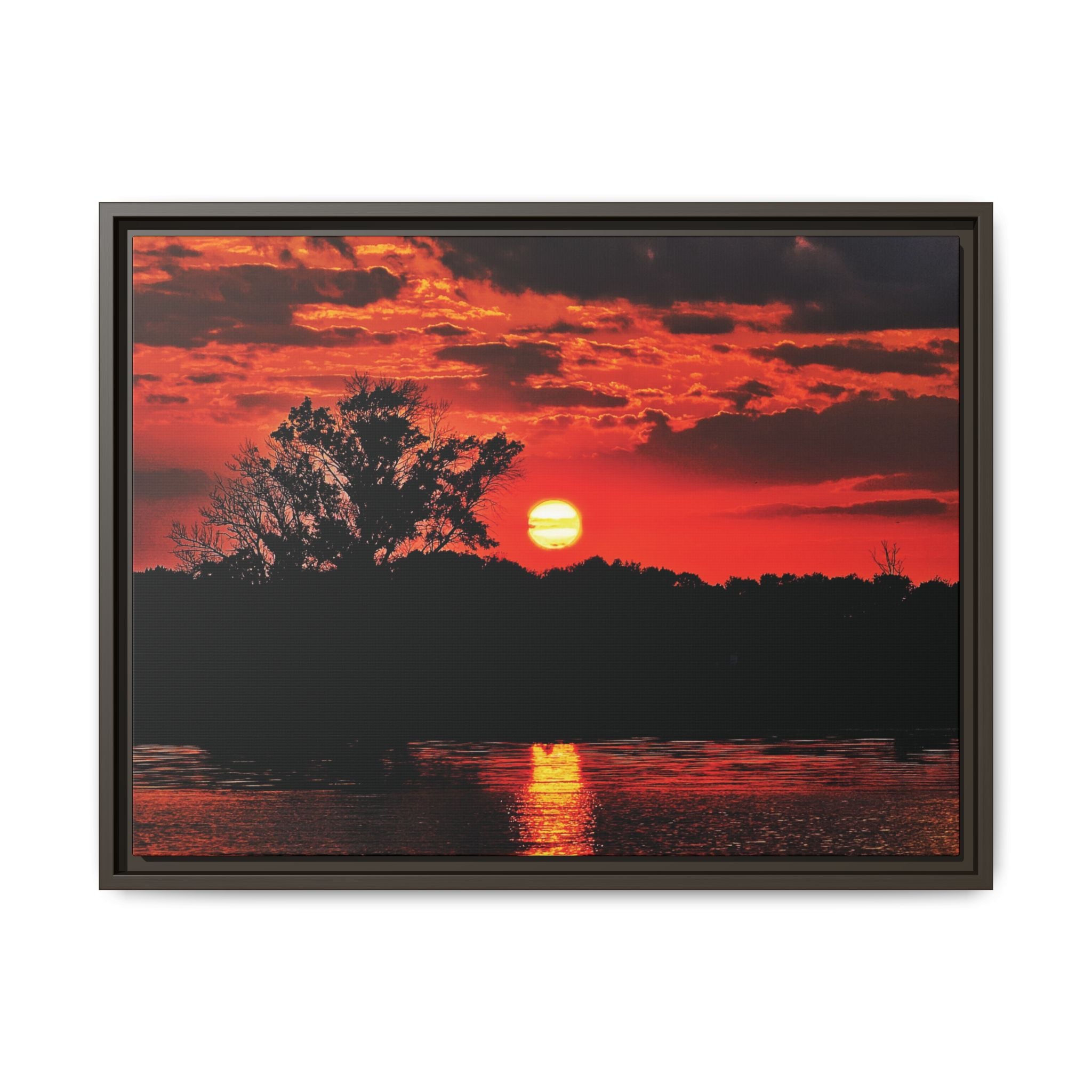 Bloodfire Reverie Framed Canvas Art
