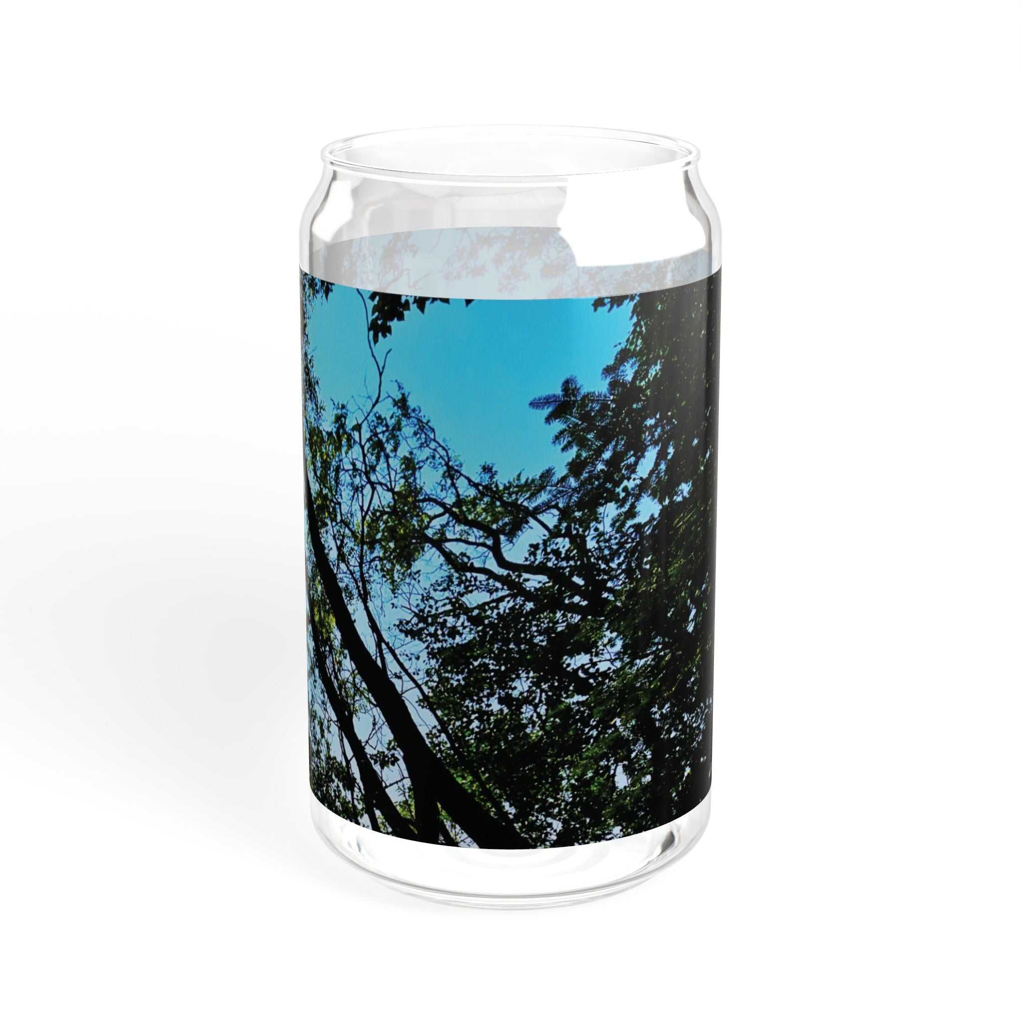 Blue Beyond the Branches Sipper Glass