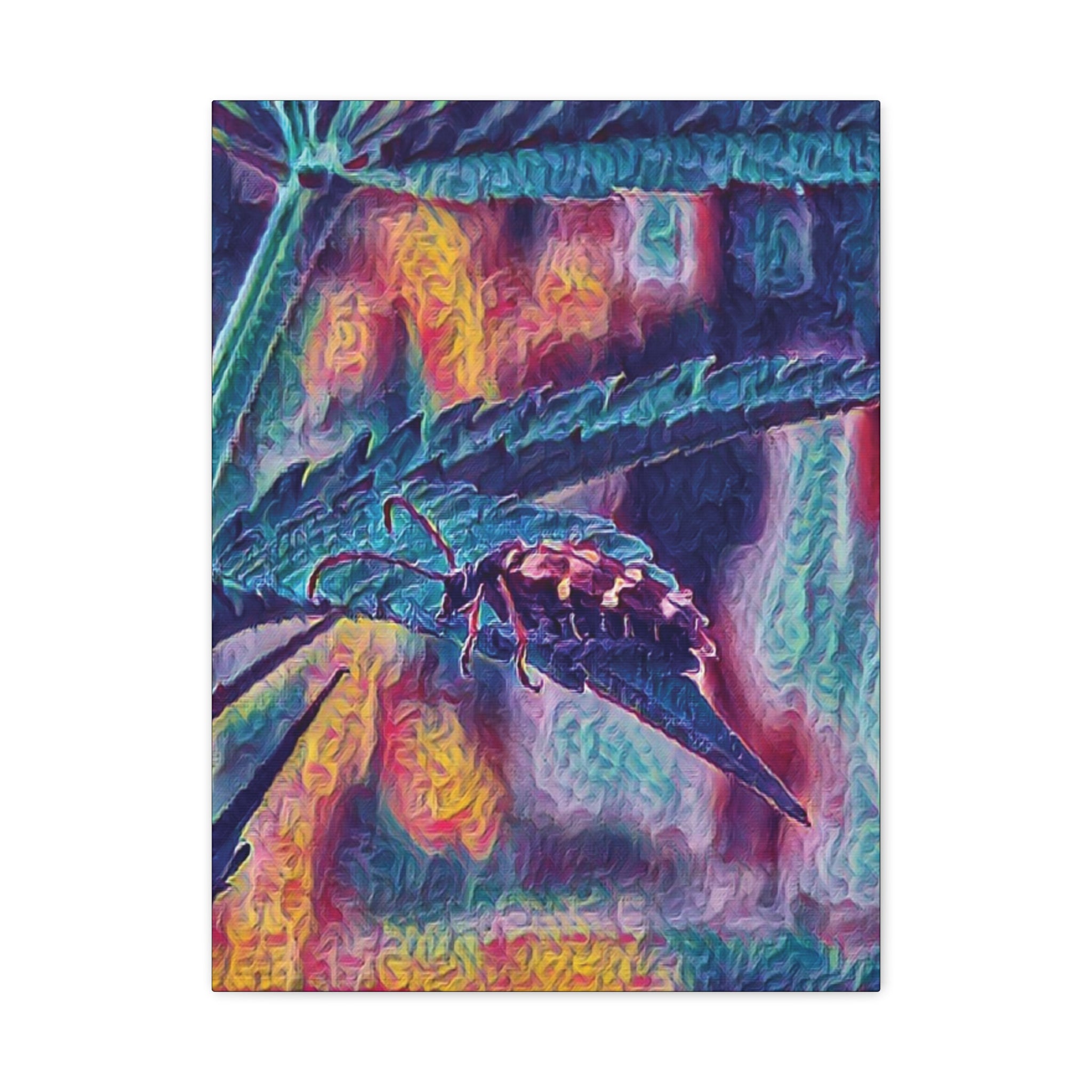 Neon Hunter Canvas Print