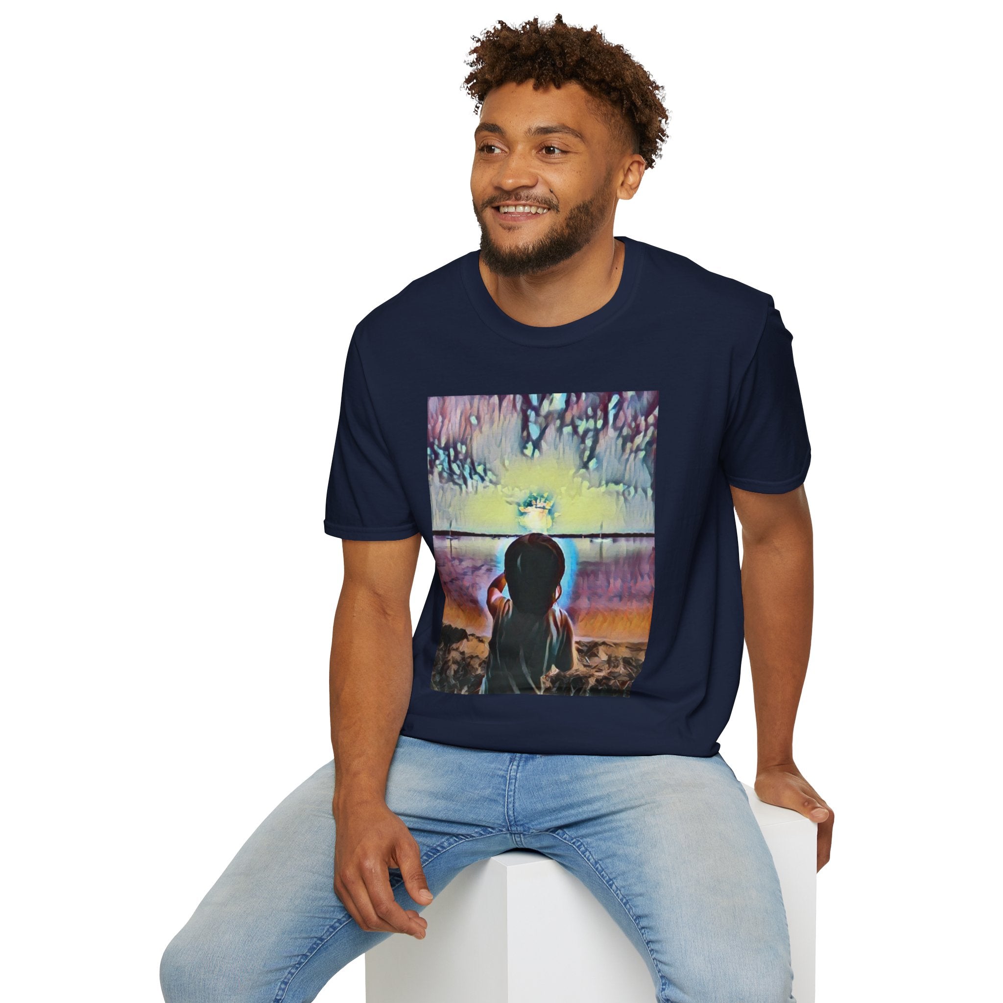 Boy and Moon T-Shirt