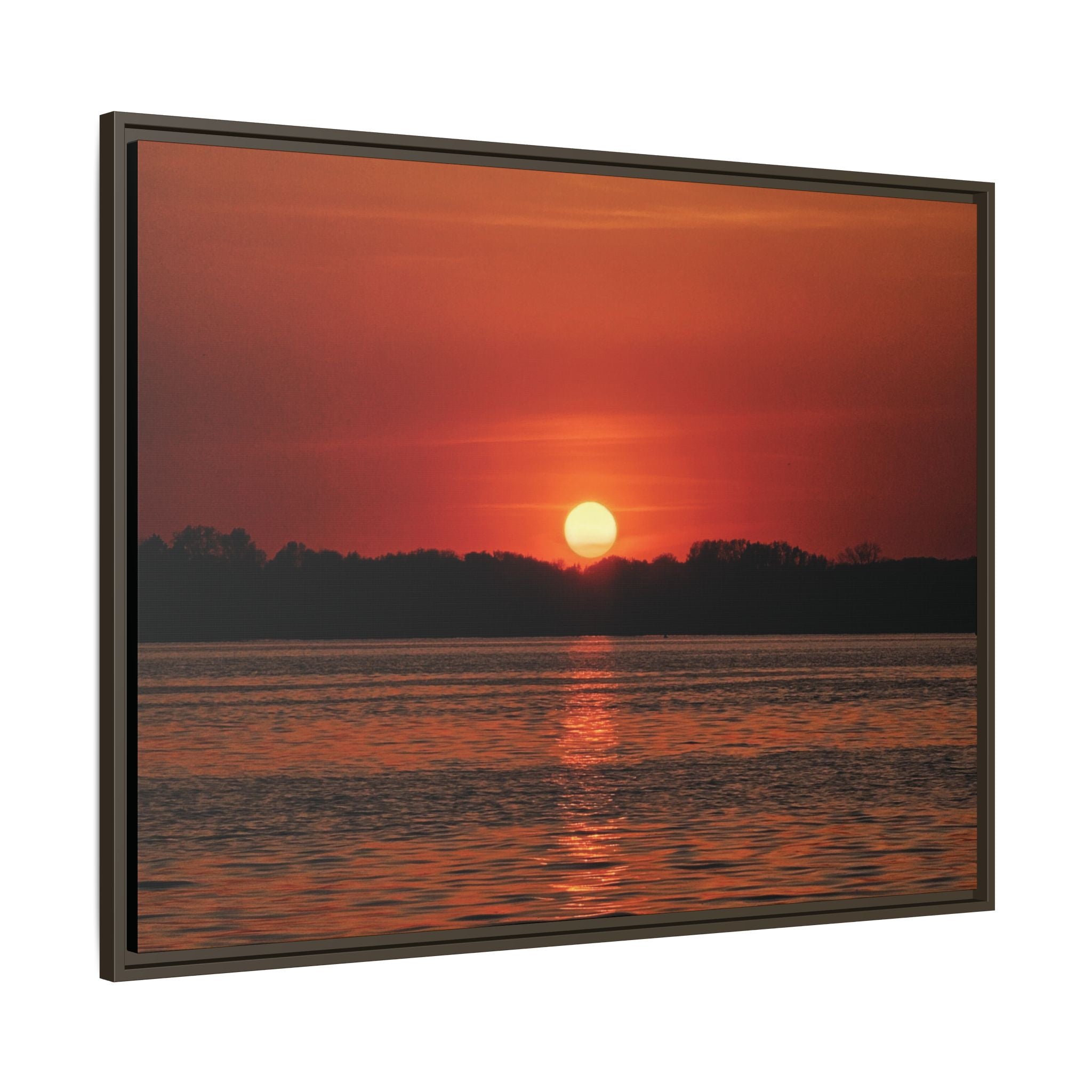 Framed Sunset Canvas Art