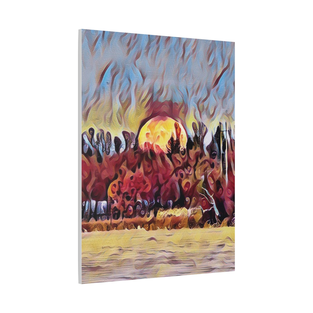 Emberfall Matte Canvas Wall Art