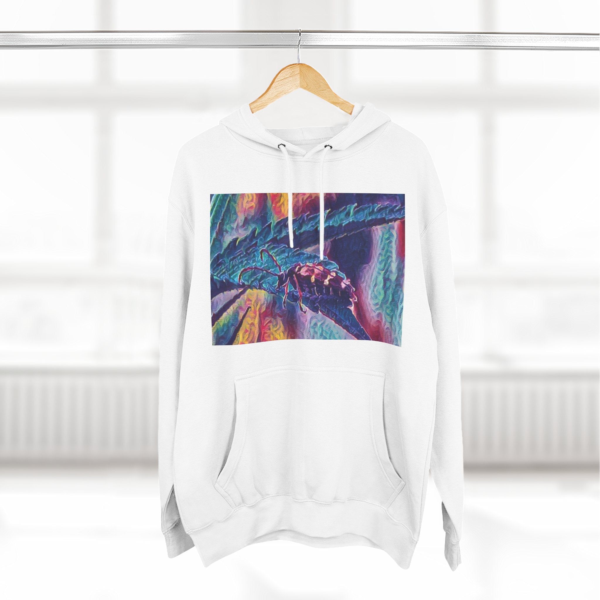 Neon Hunter Art Hoodie