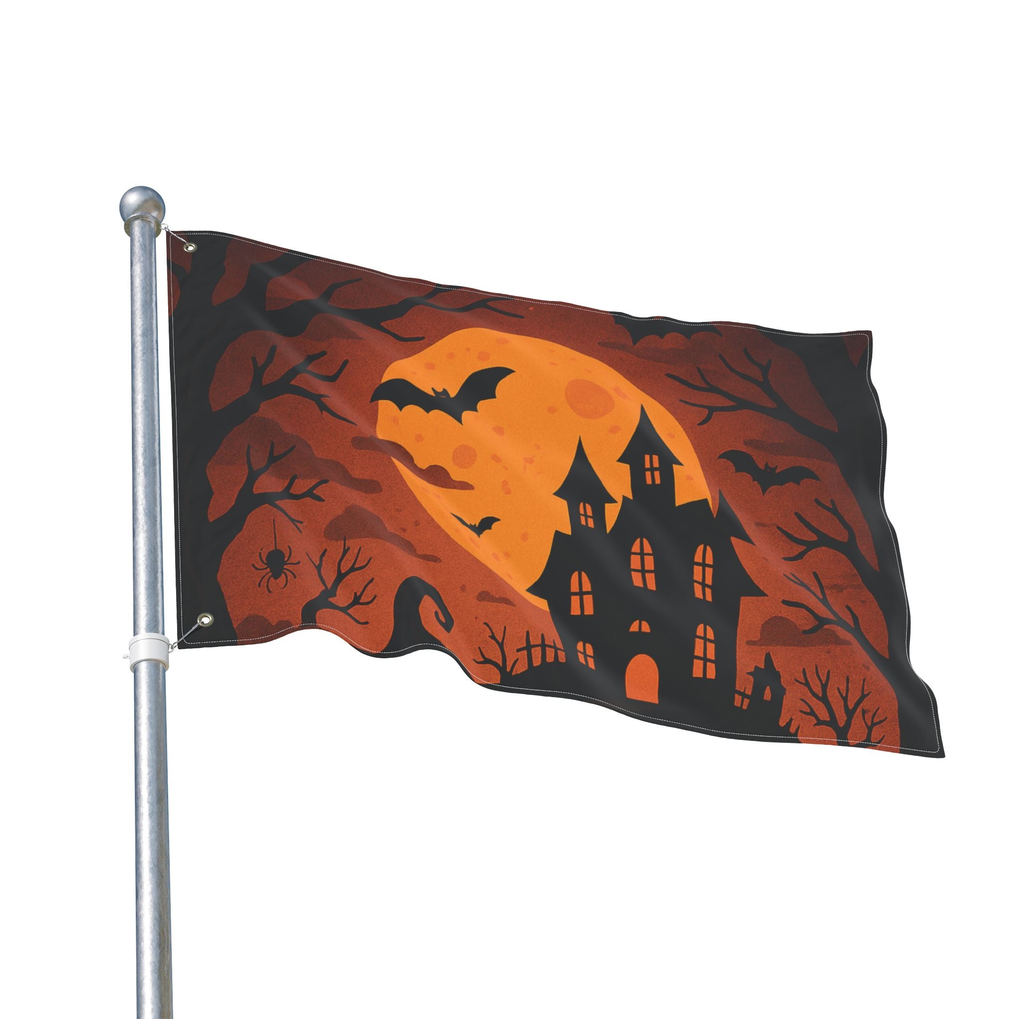 Halloween Flag, Spooky Double Sided Decor