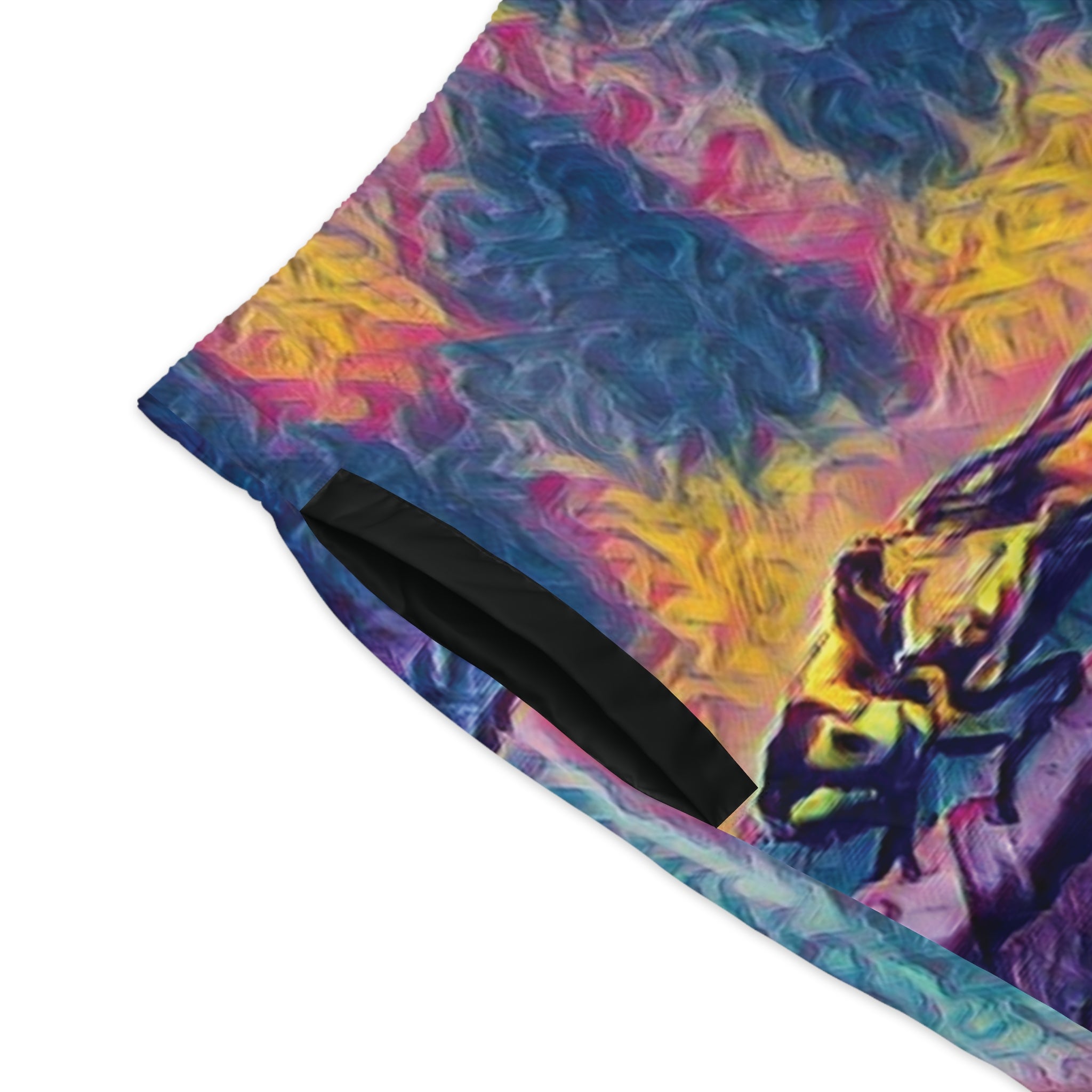 Neon Hunter Sentinel of the Crimson Arch Men's Jogger Shorts