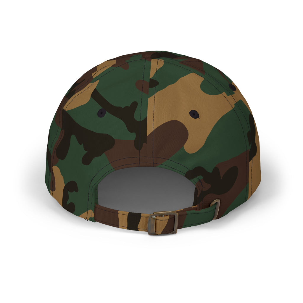 Abstract Gooseberry River Meander Bend Classic Dad Cap