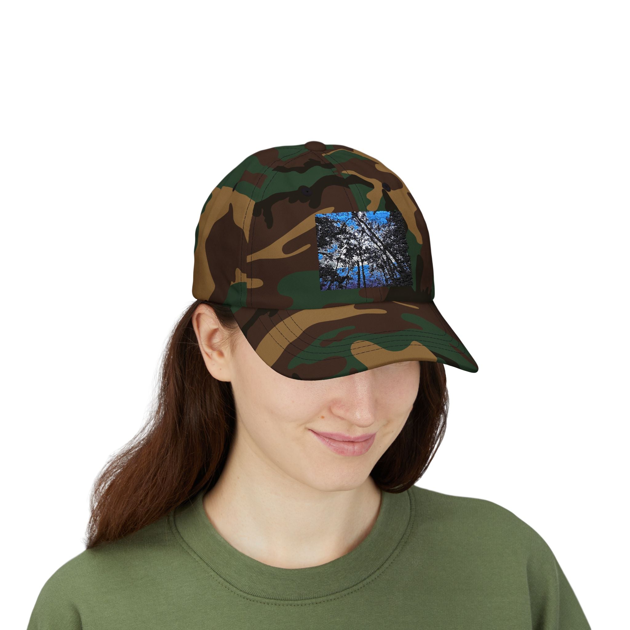 Blue Beyond the Branches Classic Dad Cap