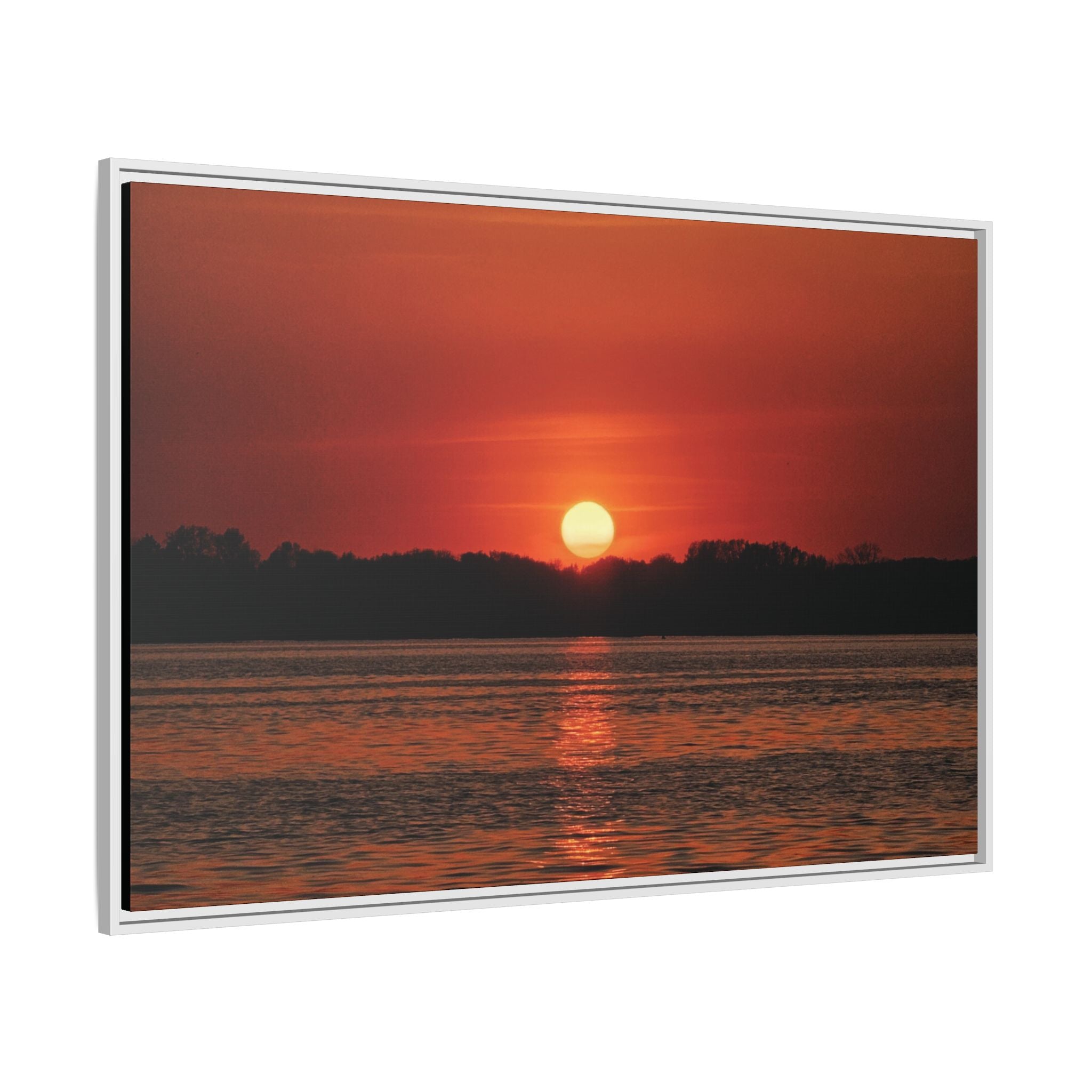 Framed Sunset Canvas Art