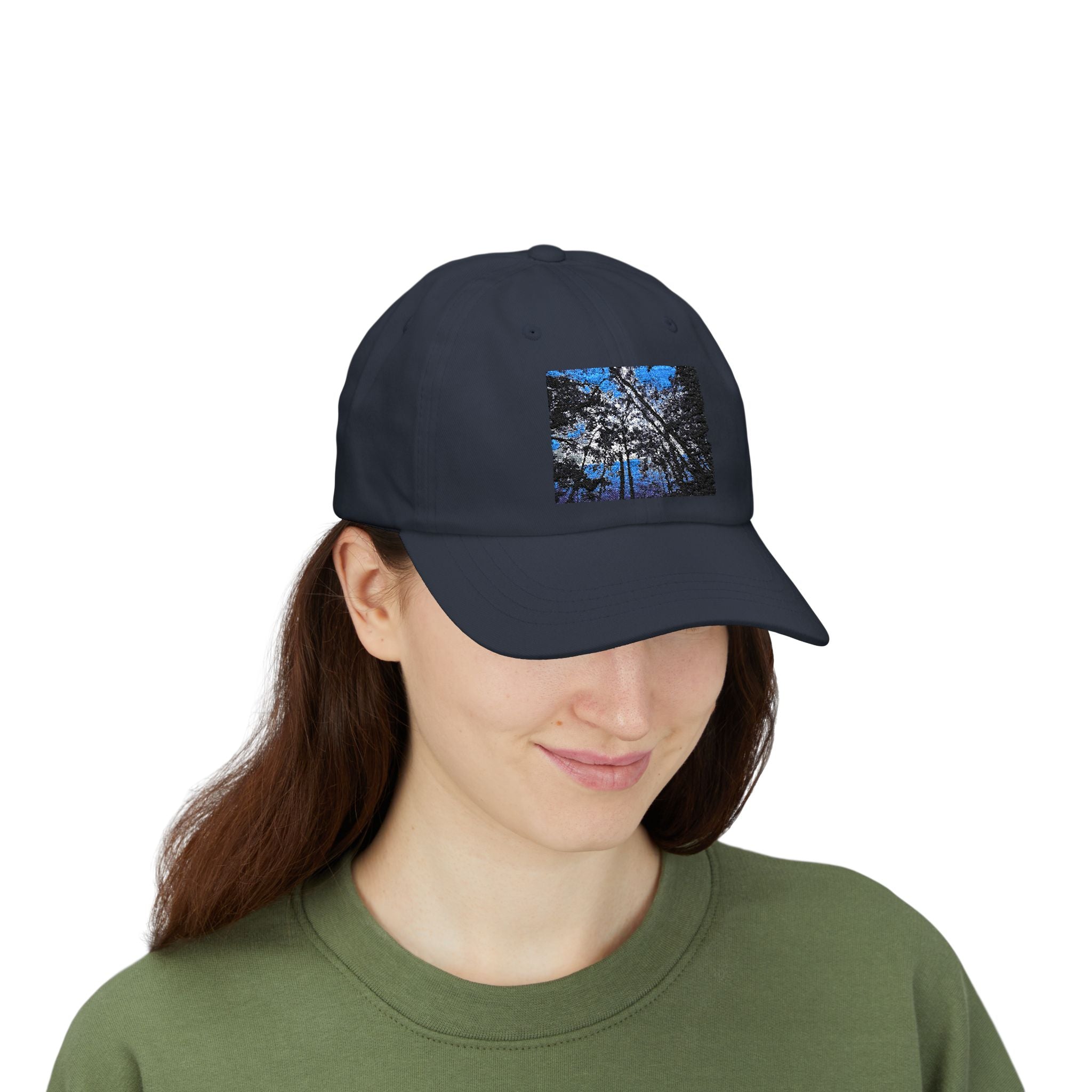Blue Beyond the Branches Classic Dad Cap