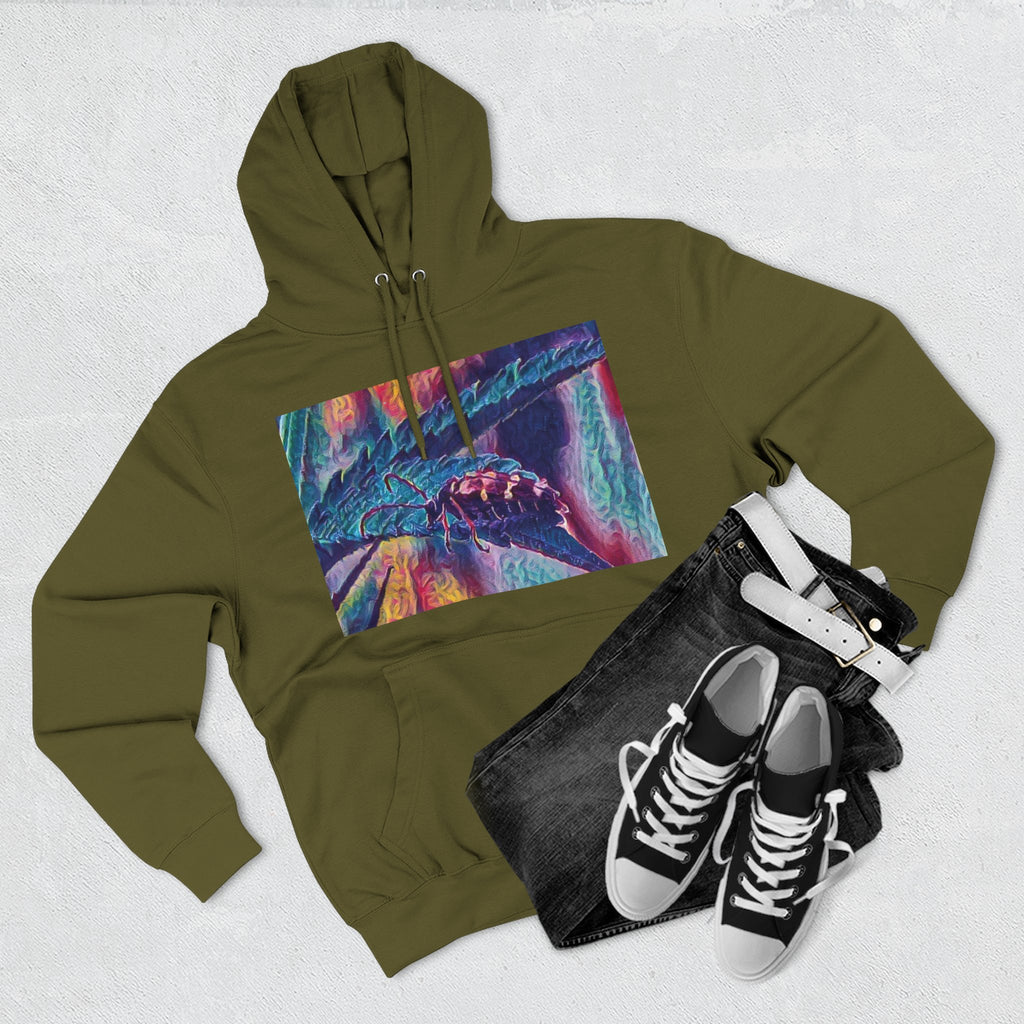 Neon Hunter Art Hoodie