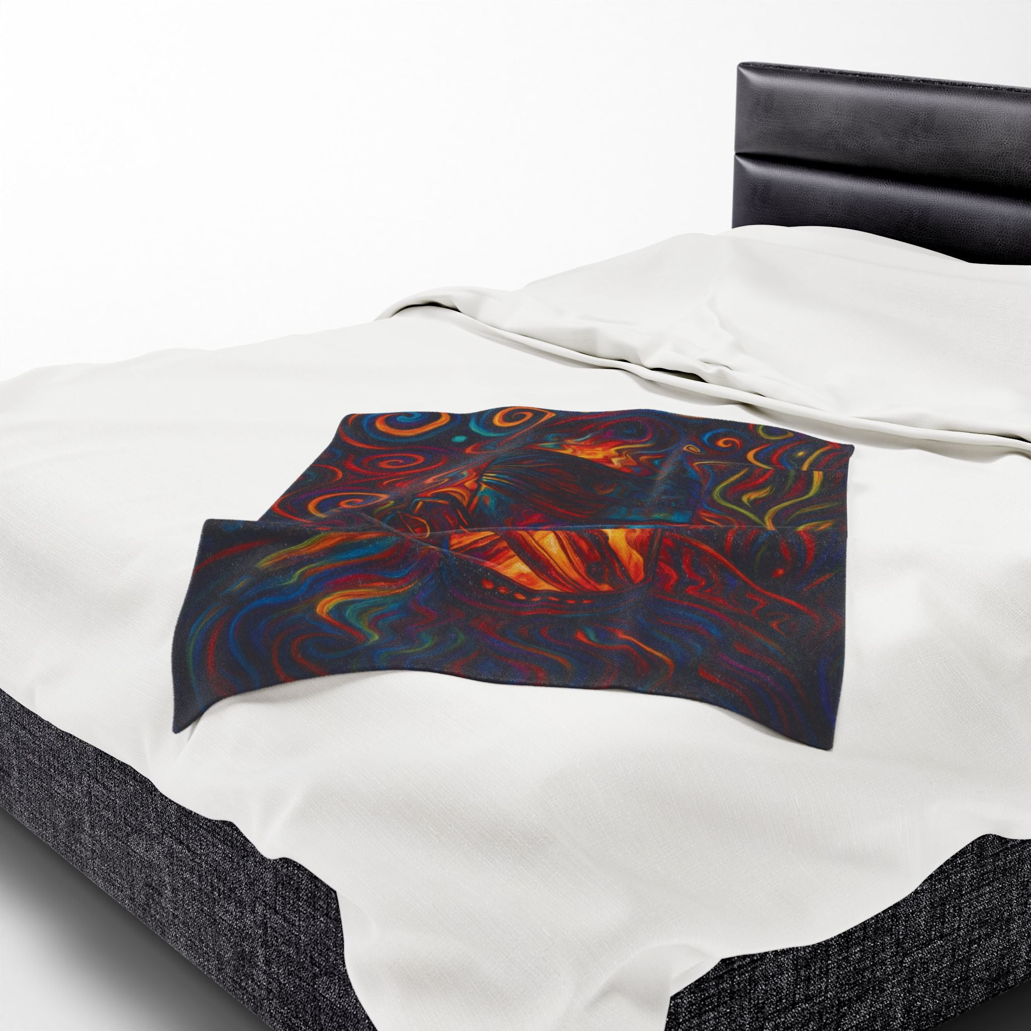 Inferno Core Artistic Velveteen Plush Blanket