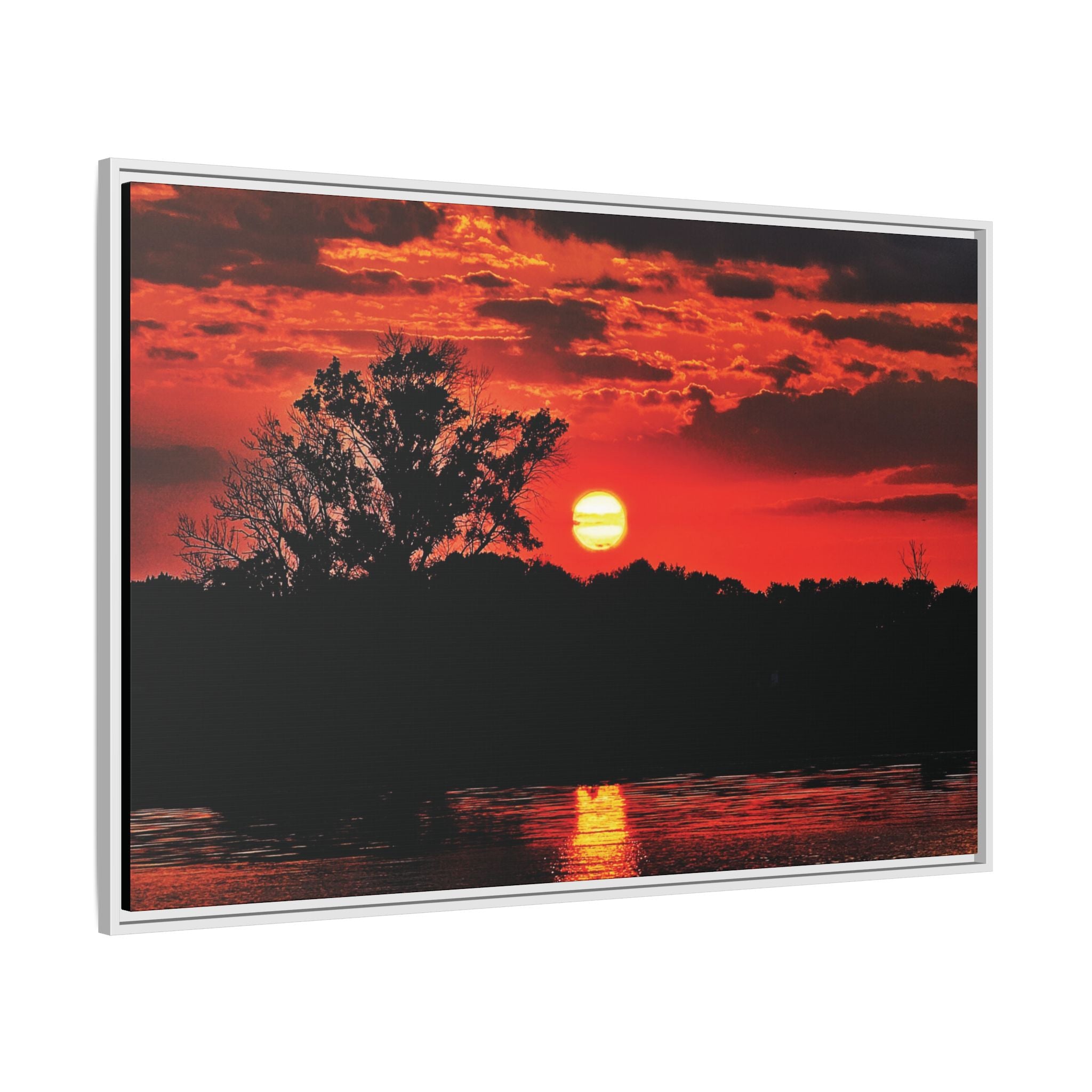 Bloodfire Reverie Framed Canvas Art
