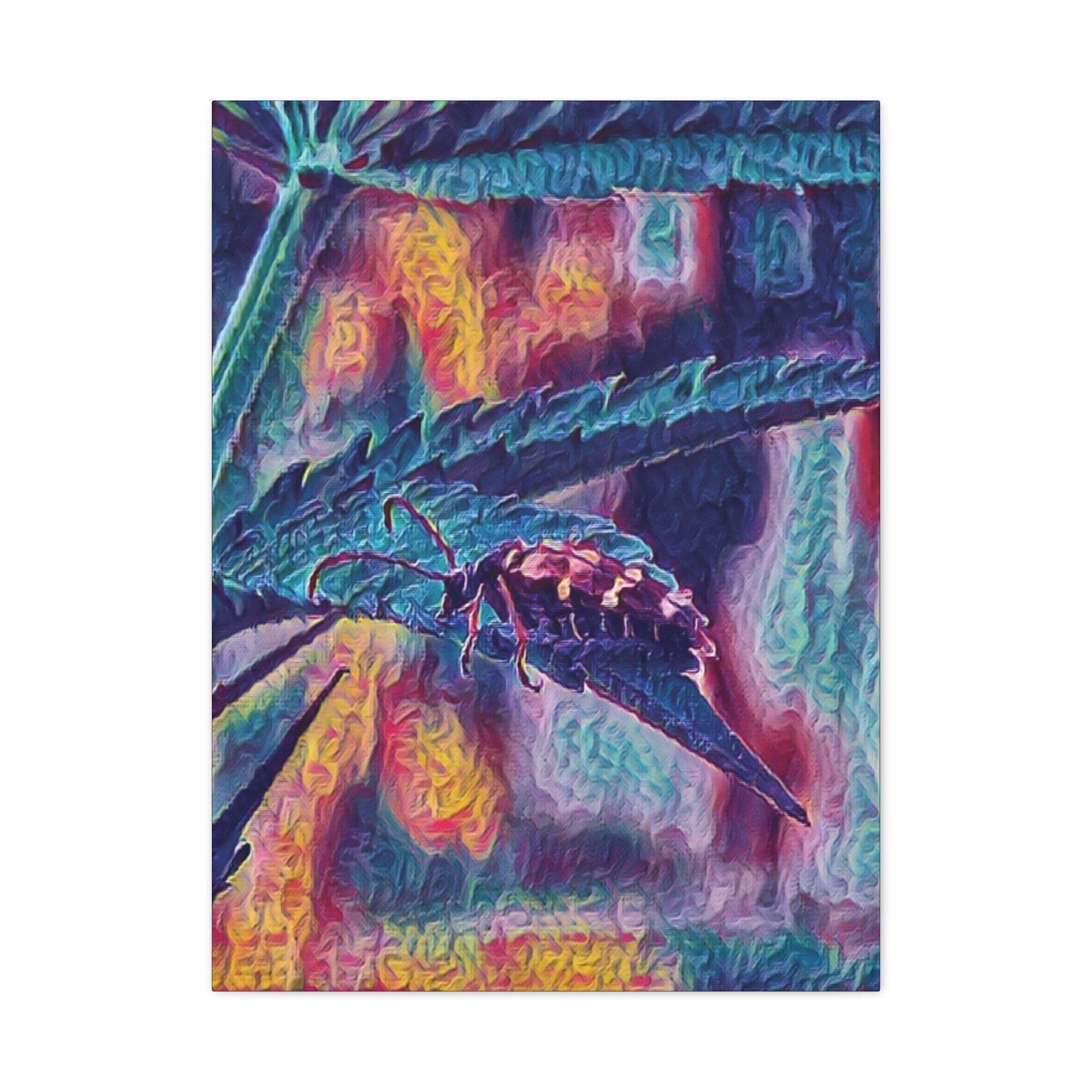 Neon Hunter Canvas Print