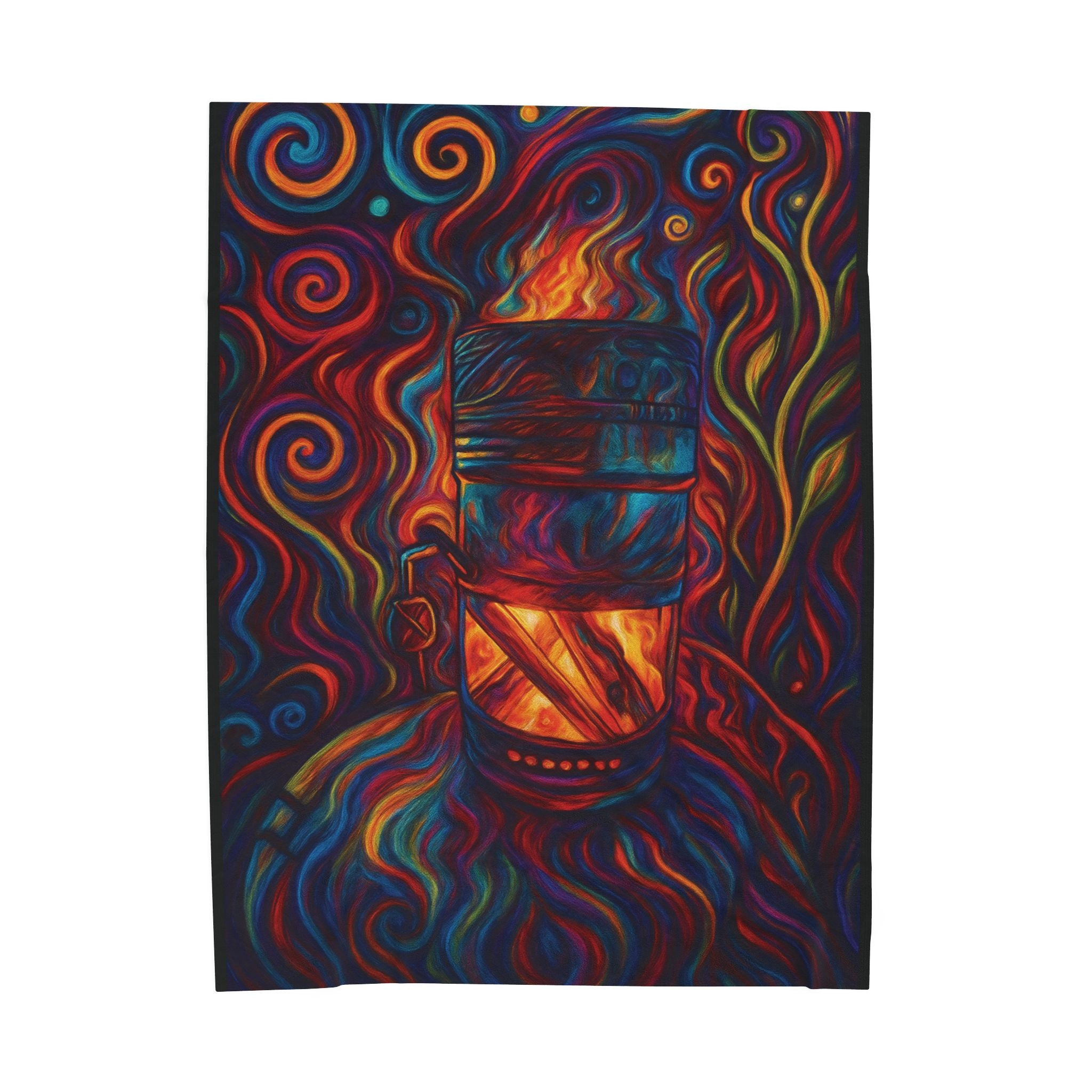 Inferno Core Artistic Velveteen Plush Blanket