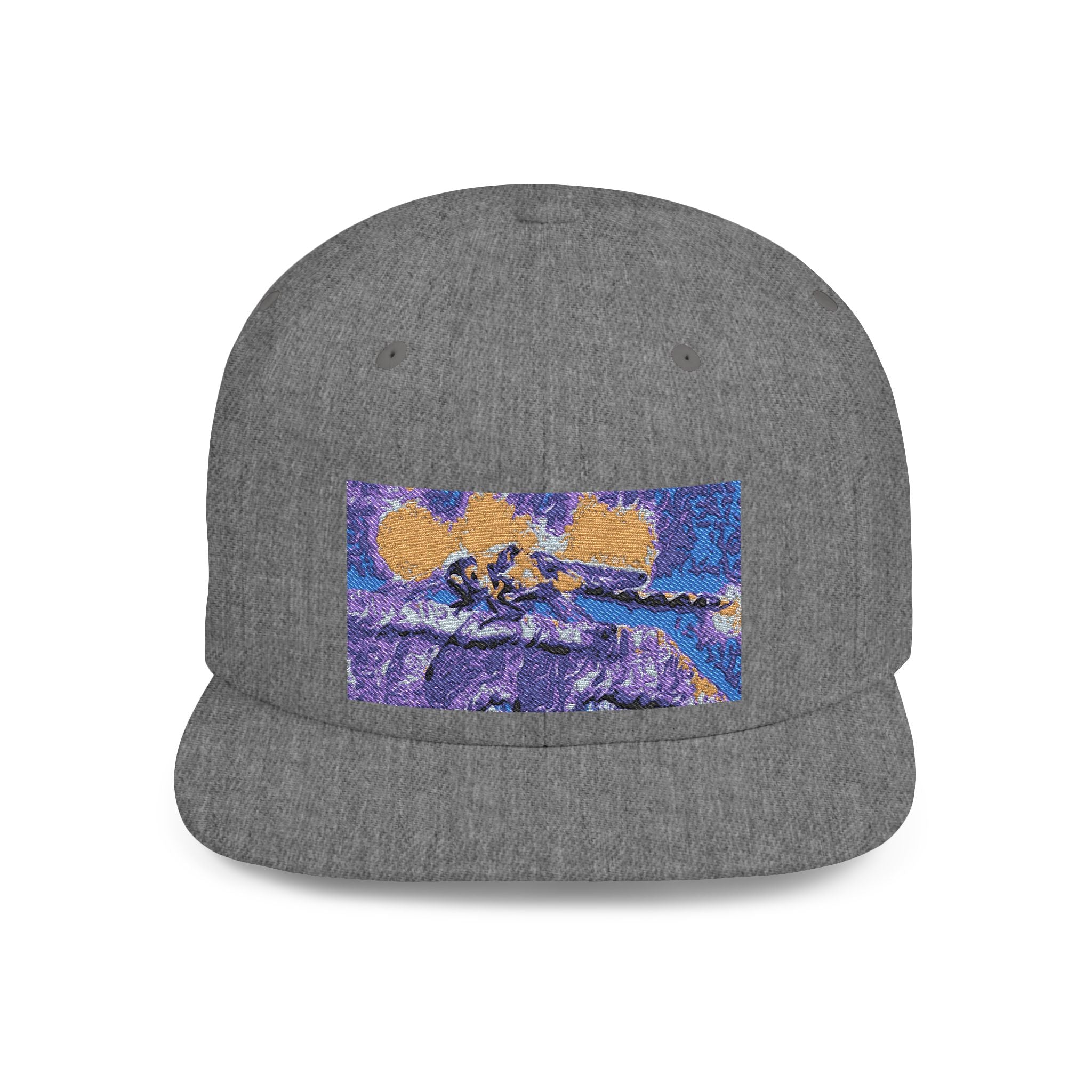 Sentinel of the Crimson Arch Flat Bill Snapback Hat