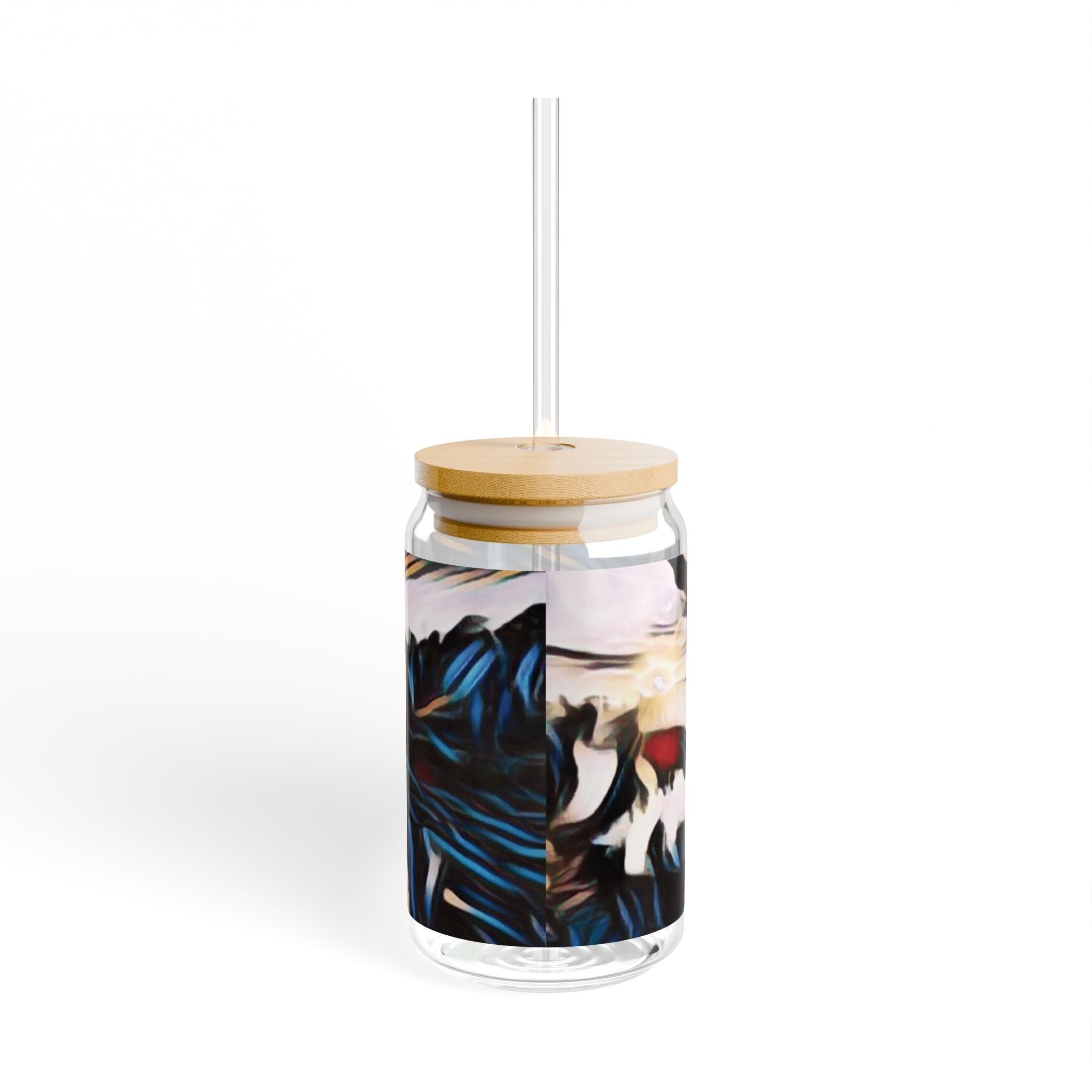 Gooseberry River Meander Bend Sipper Glass