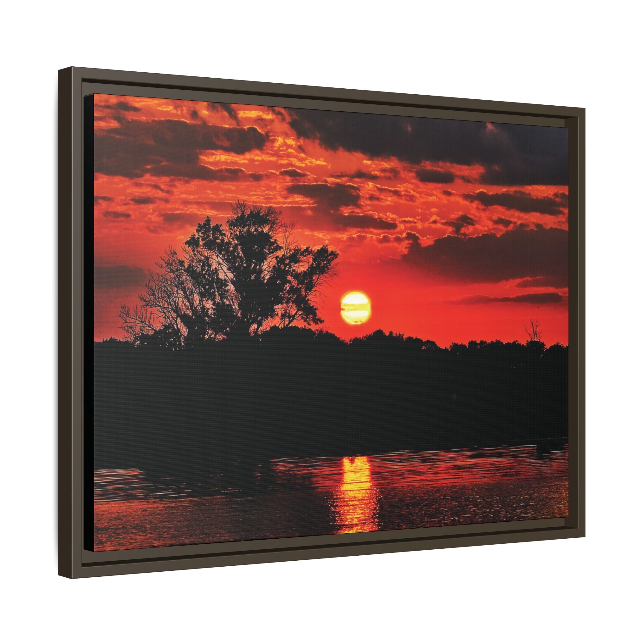 Bloodfire Reverie Framed Canvas Art