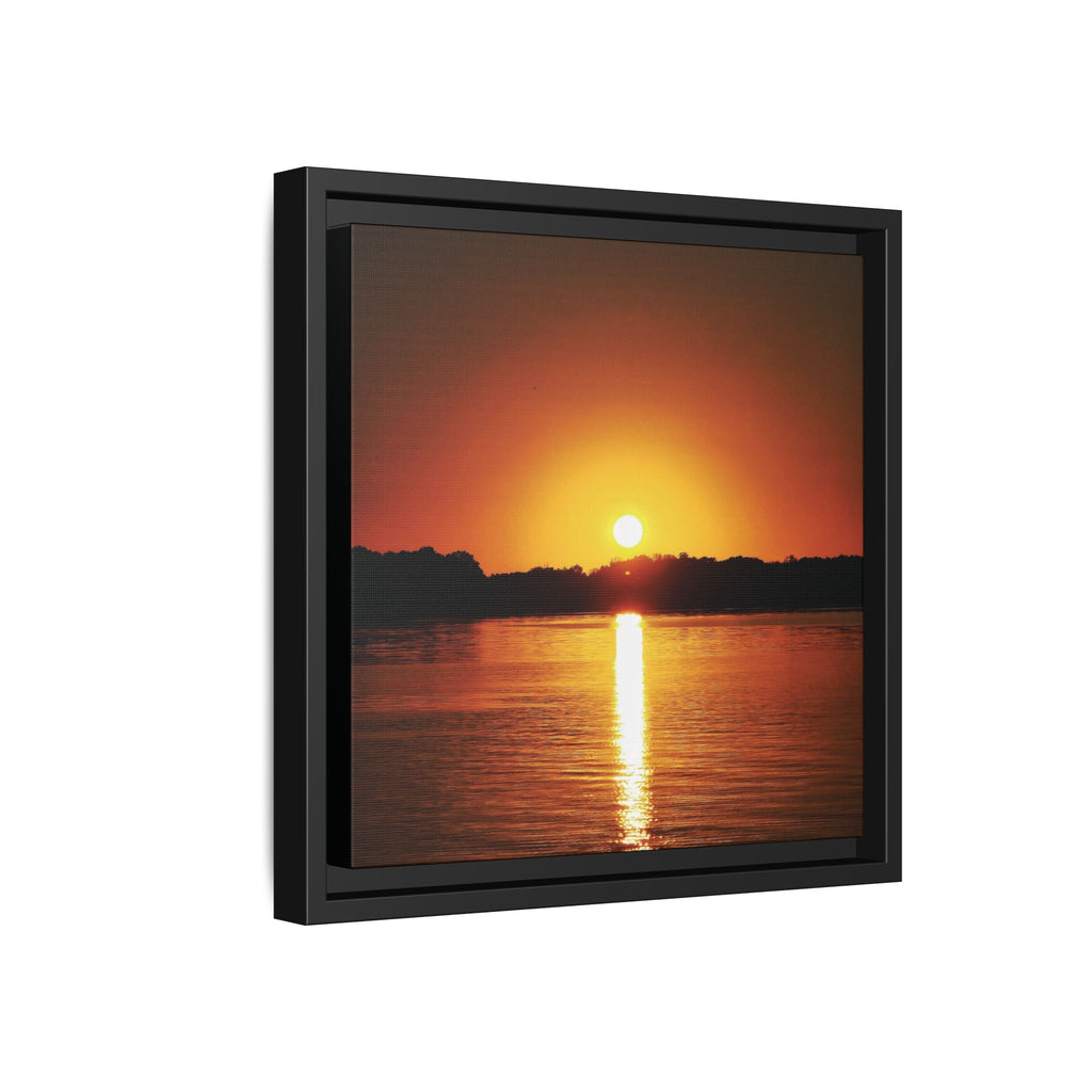Golden Hour Sunset Canvas Art Print