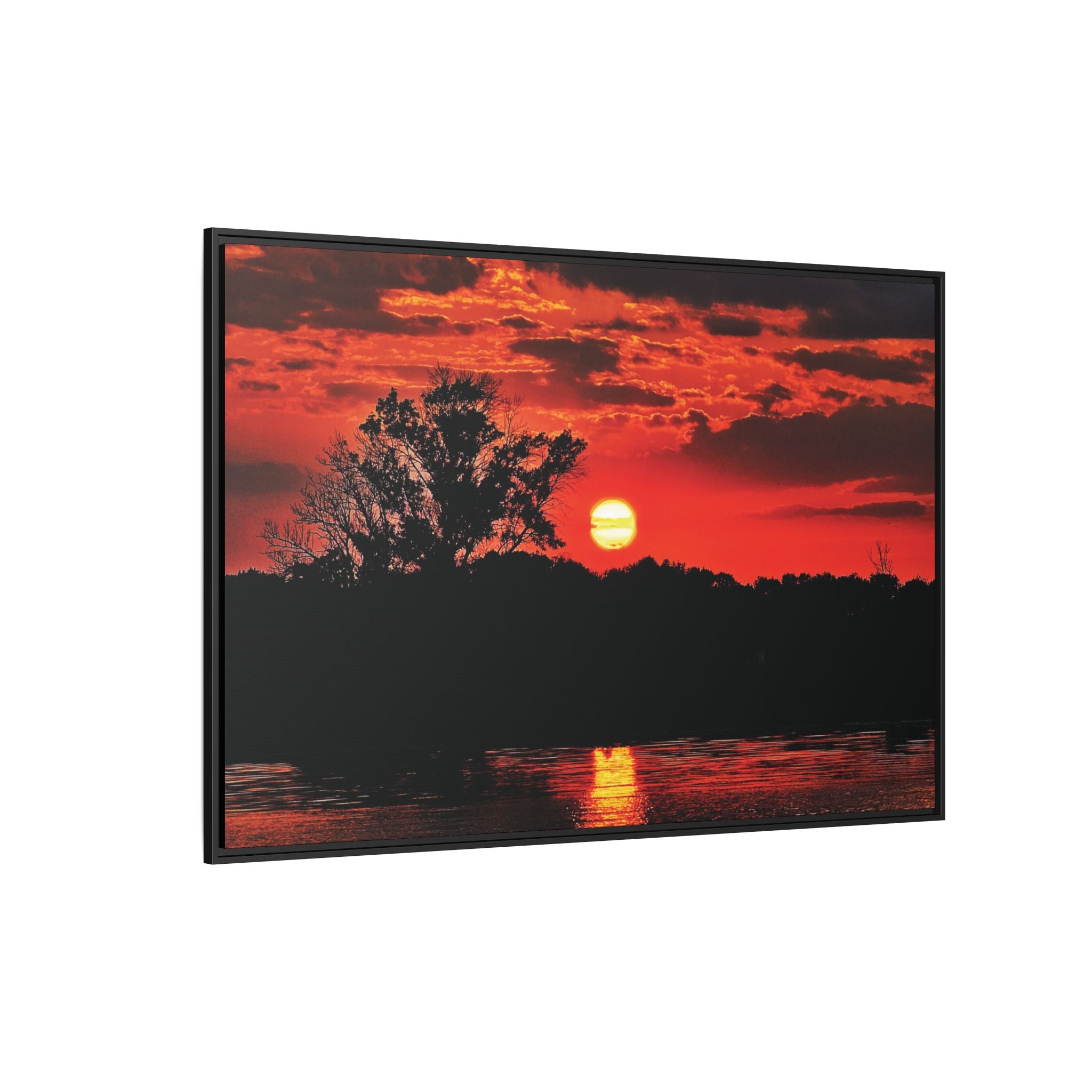 Bloodfire Reverie Framed Canvas Art