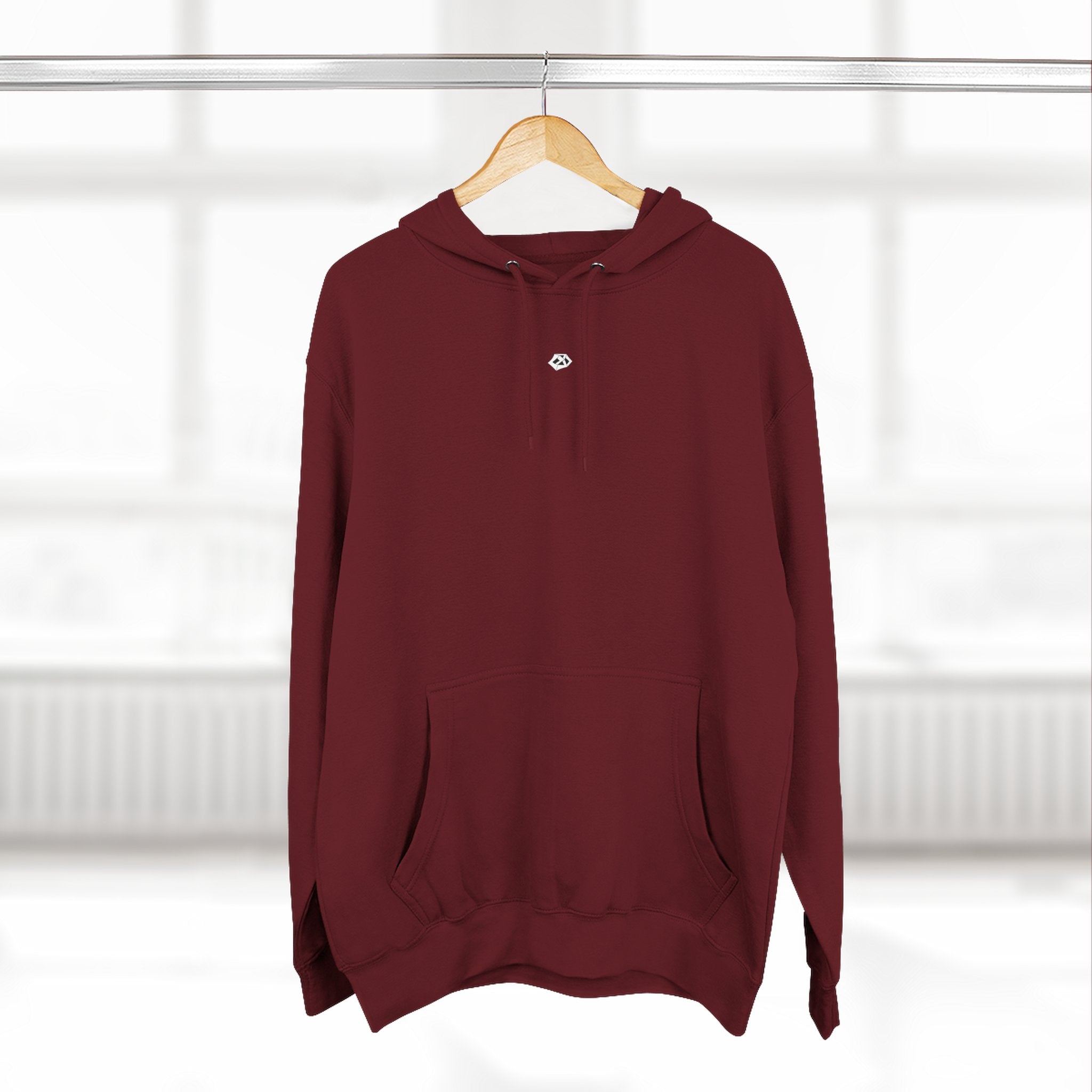 Sentinel of the Crimson Arch Three-Panel Fleece Hoodie