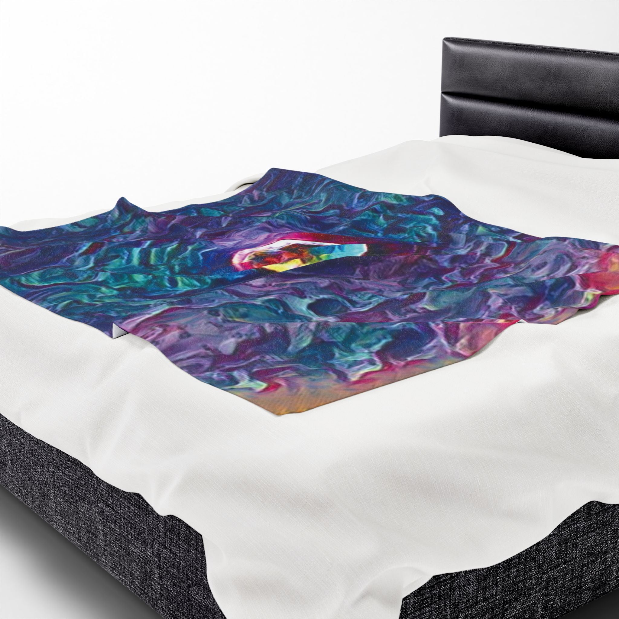 Full Sturgeon Moon Velvet Blanket
