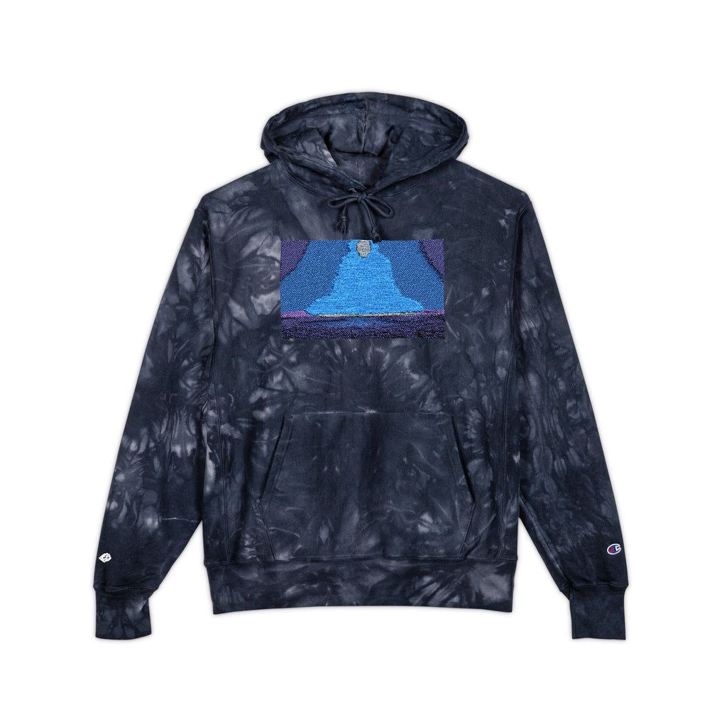 Celestial Reflection Tie-Dye Hoodie