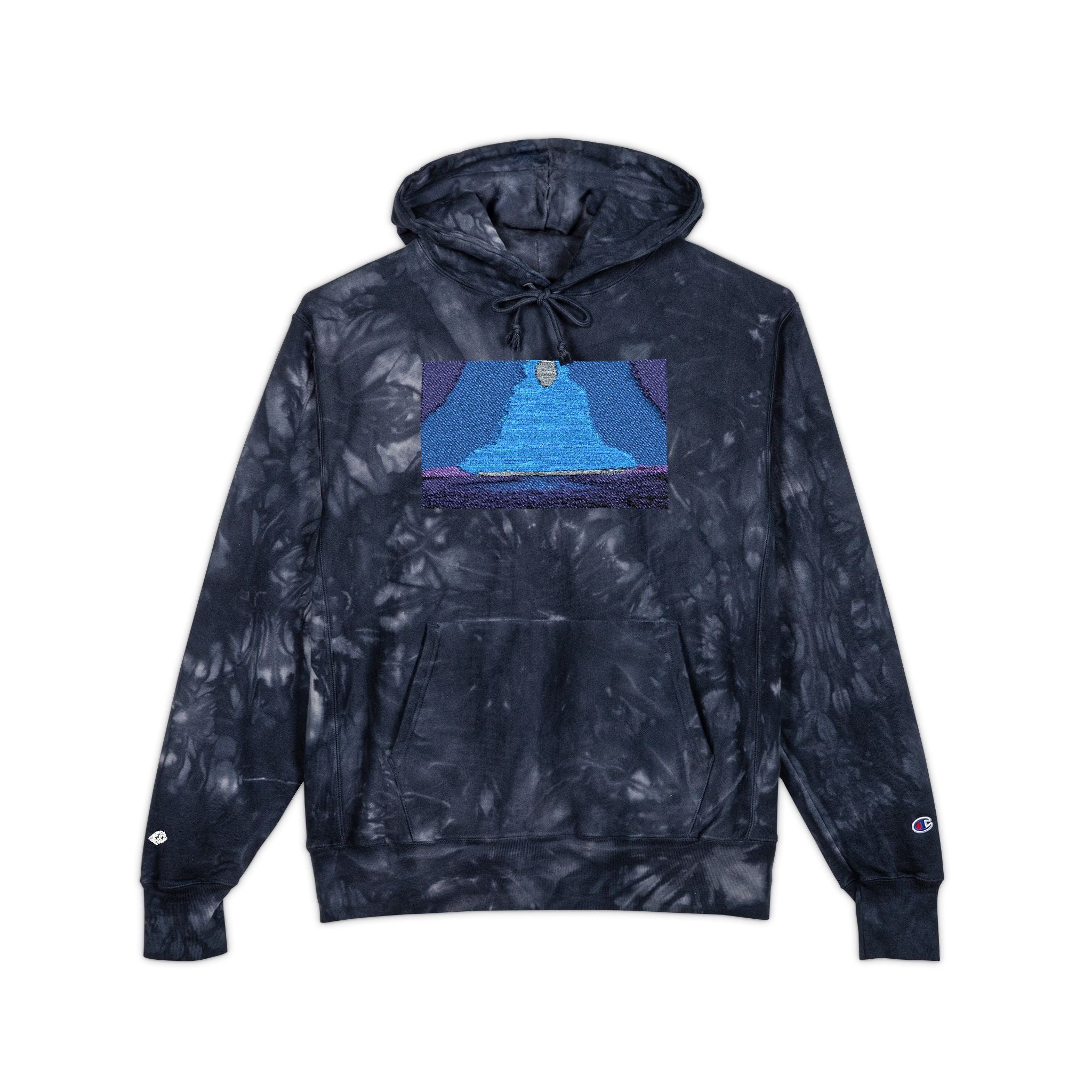 Celestial Reflection Tie-Dye Hoodie