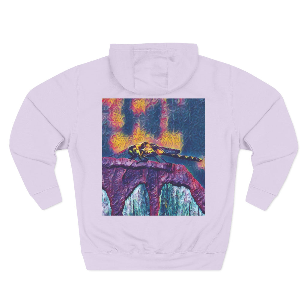 Sentinel of the Crimson Arch Three-Panel Fleece Hoodie