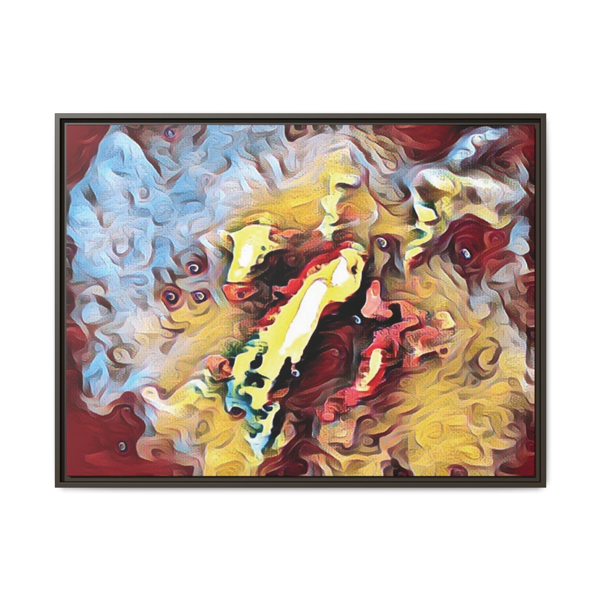 Framed Abstract Canvas Art