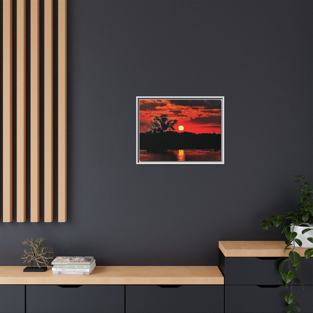 Bloodfire Reverie Framed Canvas Art