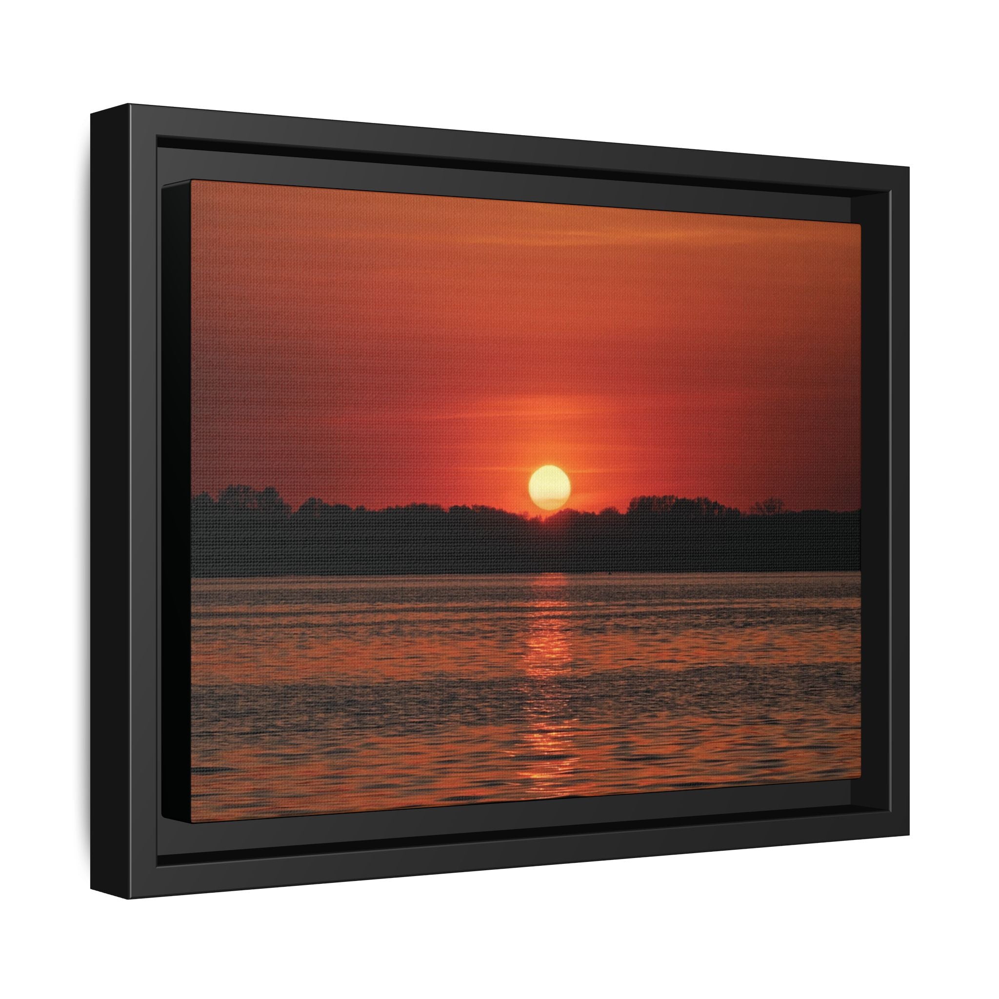 Framed Sunset Canvas Art