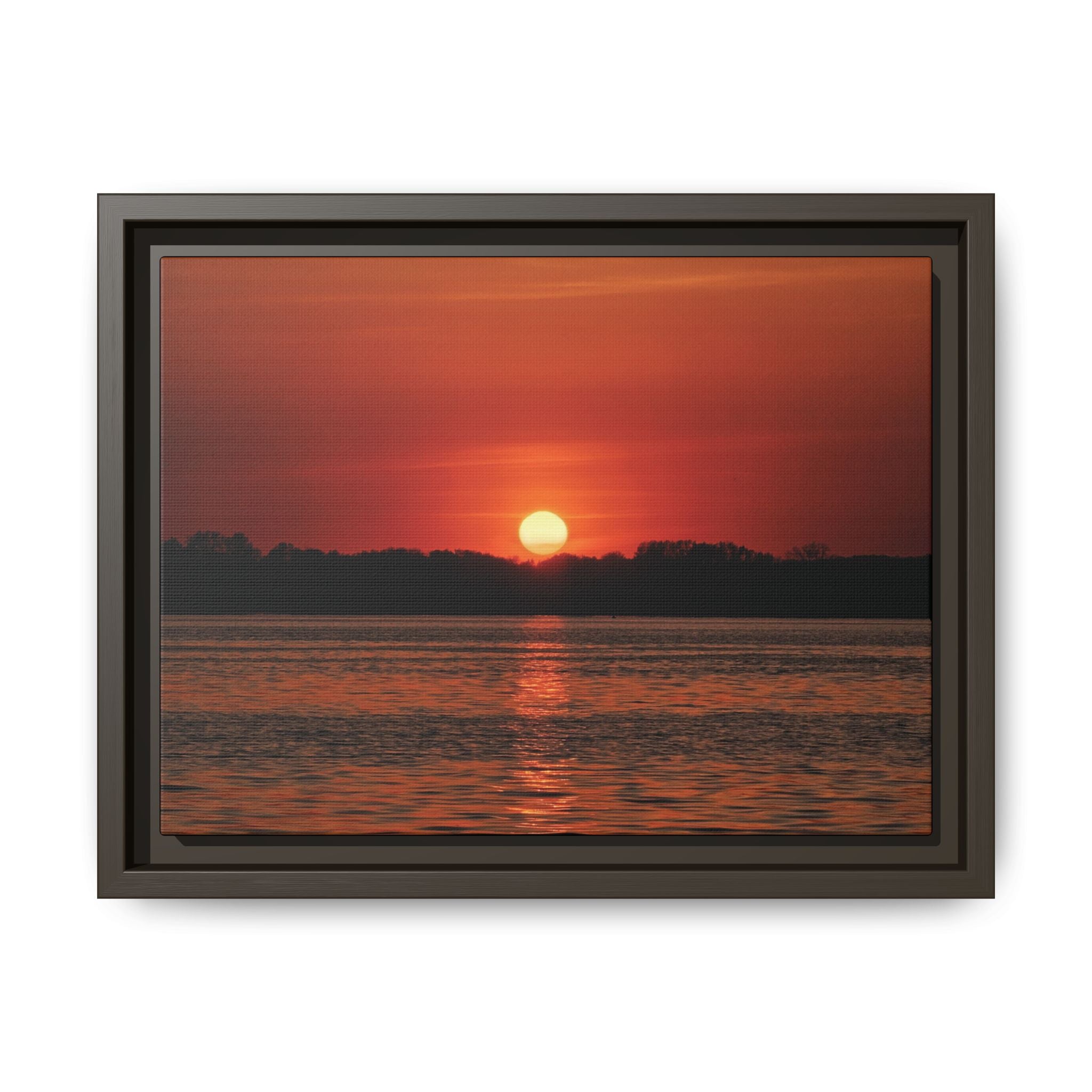 Framed Sunset Canvas Art