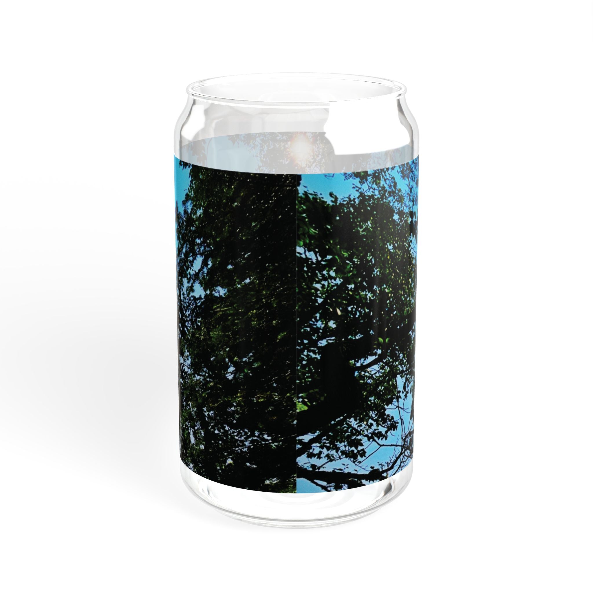 Blue Beyond the Branches Sipper Glass