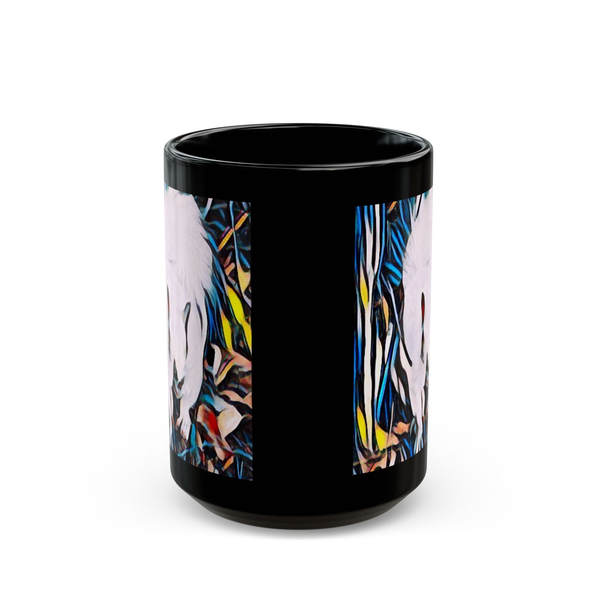 Artistic Black Mug with Colorful Nature Design, Perfect Gift for Coffee Lovers, Home Decor, Wildlife Enthusiasts, Art Collectors, [...]